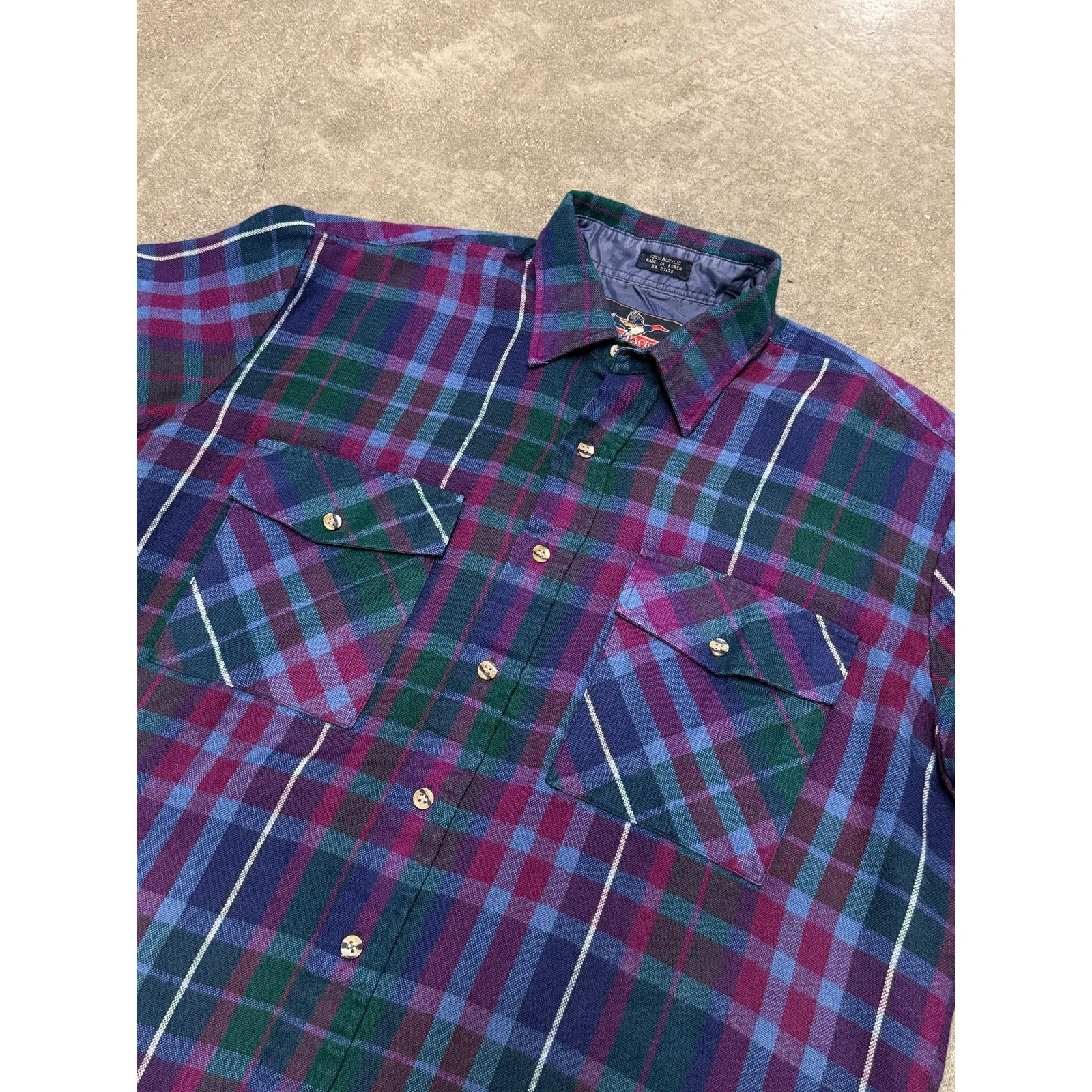 Vintage Vintage Y2K/90s Outdoor Flannel Shirt Size US L / EU 52-54 / 3 - 2 Thumbnail