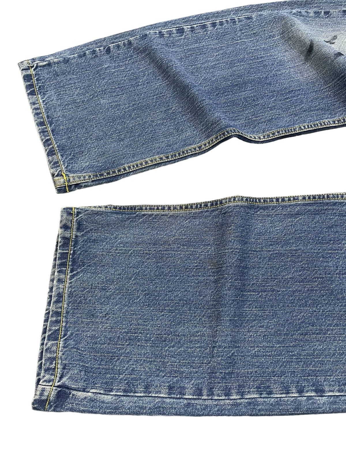 Artful Dodger × Ed Hardy Real Bvoice Painted Dirty Baggy Loose Jeans Size US 34 / EU 50 - 11 Thumbnail