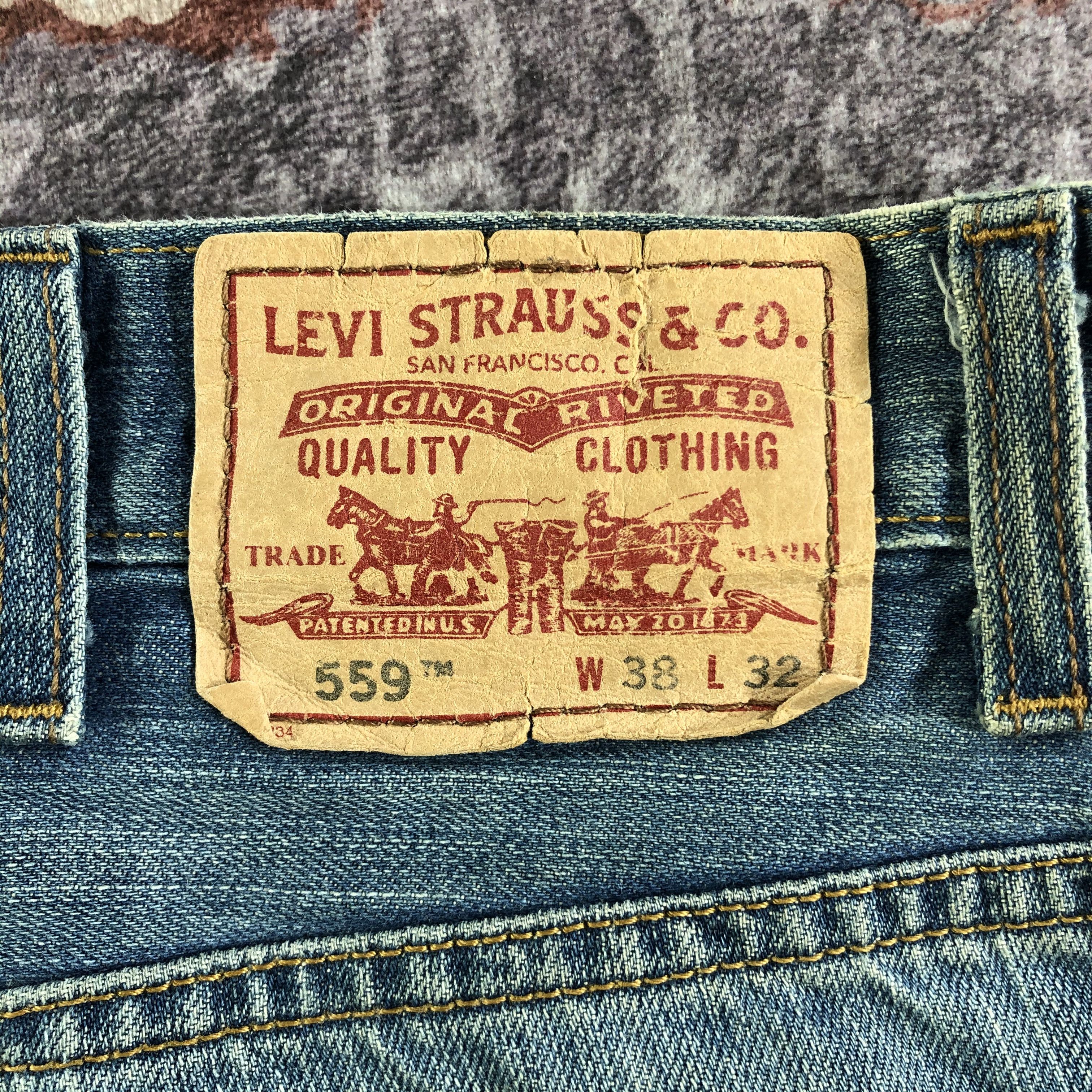 Levi's × Vintage Vintage Blue Wash Levis 559 Jeans-JM3389 Size US 40 / EU 56 - 6 Thumbnail