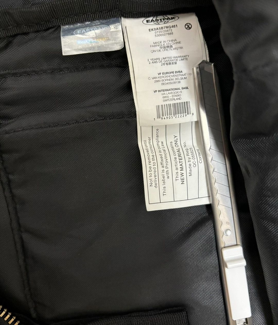 Raf Simons Raf Simons Eastpak Flocked R Chain Bag Size ONE SIZE - 4 Thumbnail