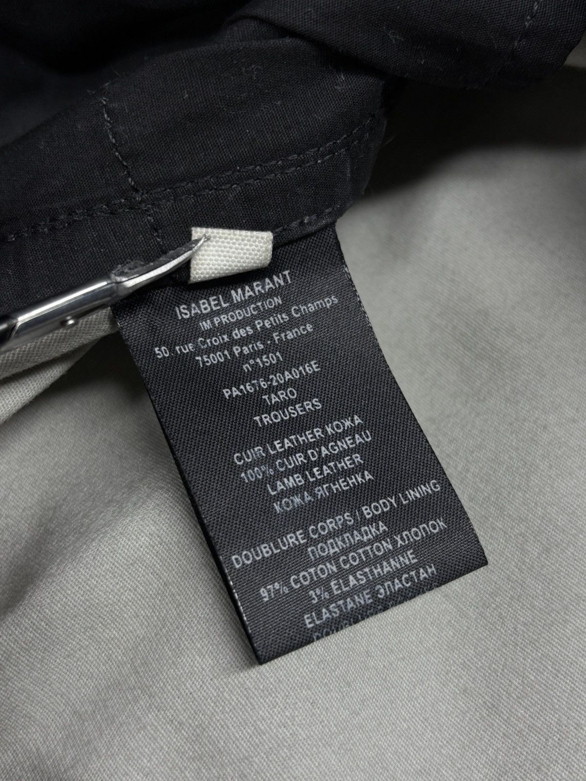 Isabel Marant Isabel Marant Étoile Taro Trousers Lamb Leather Pants Size 26" / US 2 / IT 38 - 23 Thumbnail