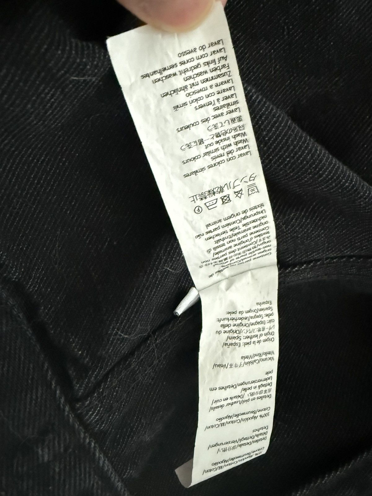 Loewe Loewe black anagram denim jacket Size US M / EU 48-50 / 2 - 5 Thumbnail