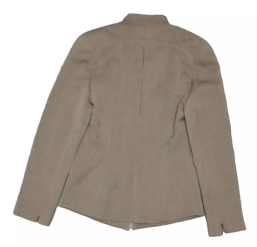 Salvatore Ferragamo SALVATORE FERRAGAMO Women Long Sleeve Vtg Tan Jacket Size M / US 6-8 / IT 42-44 - 8 Thumbnail