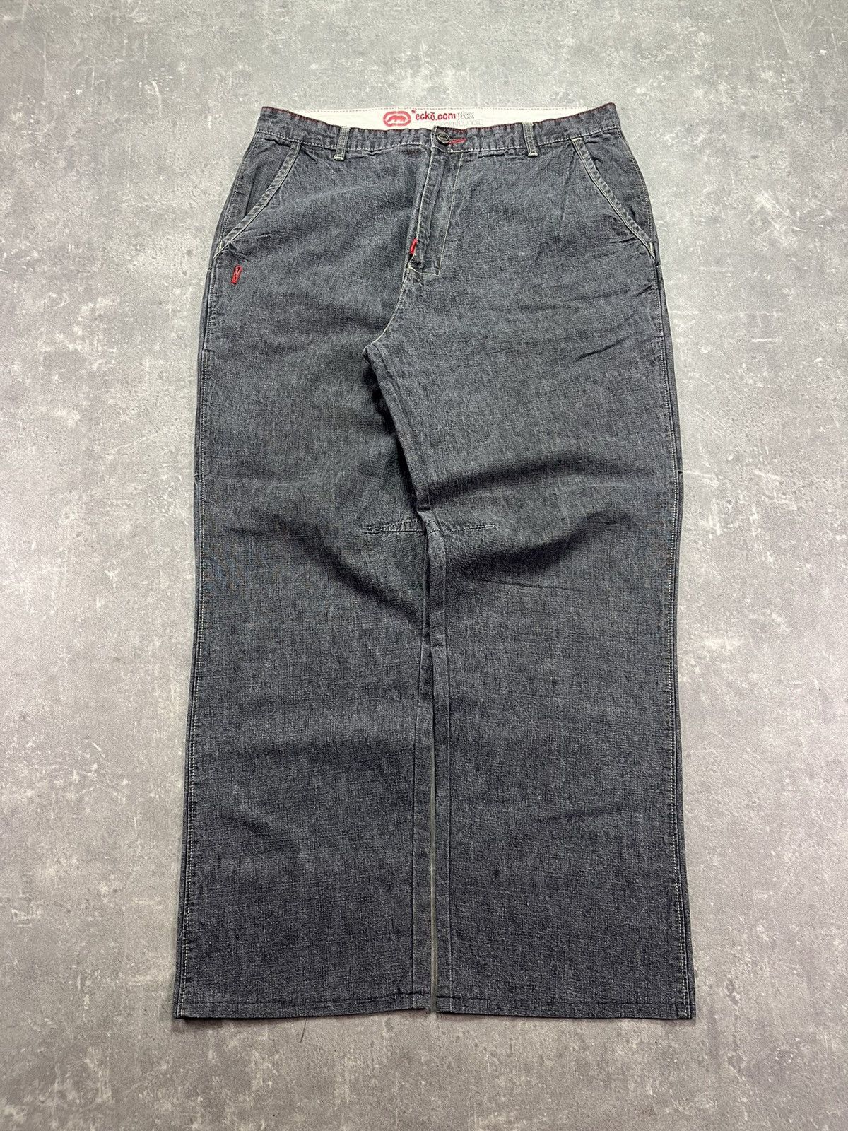 Ecko Unltd. Ecko Unltd. Embroidered Patches Baggy Denim Jeans 38 Size US 38 / EU 54 - 2 Thumbnail