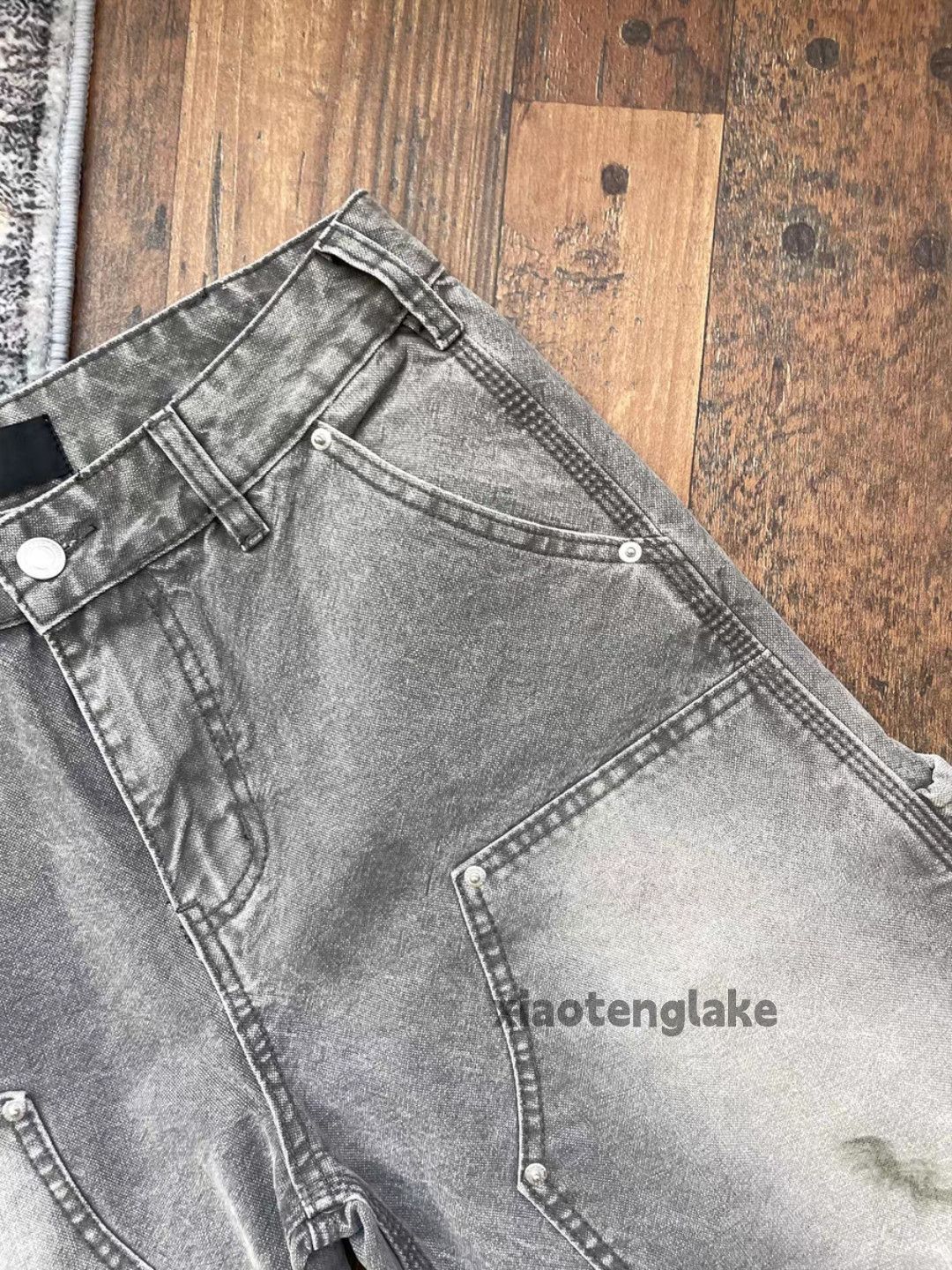 Jean xtl vintage washed faded loose baggy carpenter cargo jeans Size US 30 / EU 46 - 6 Thumbnail