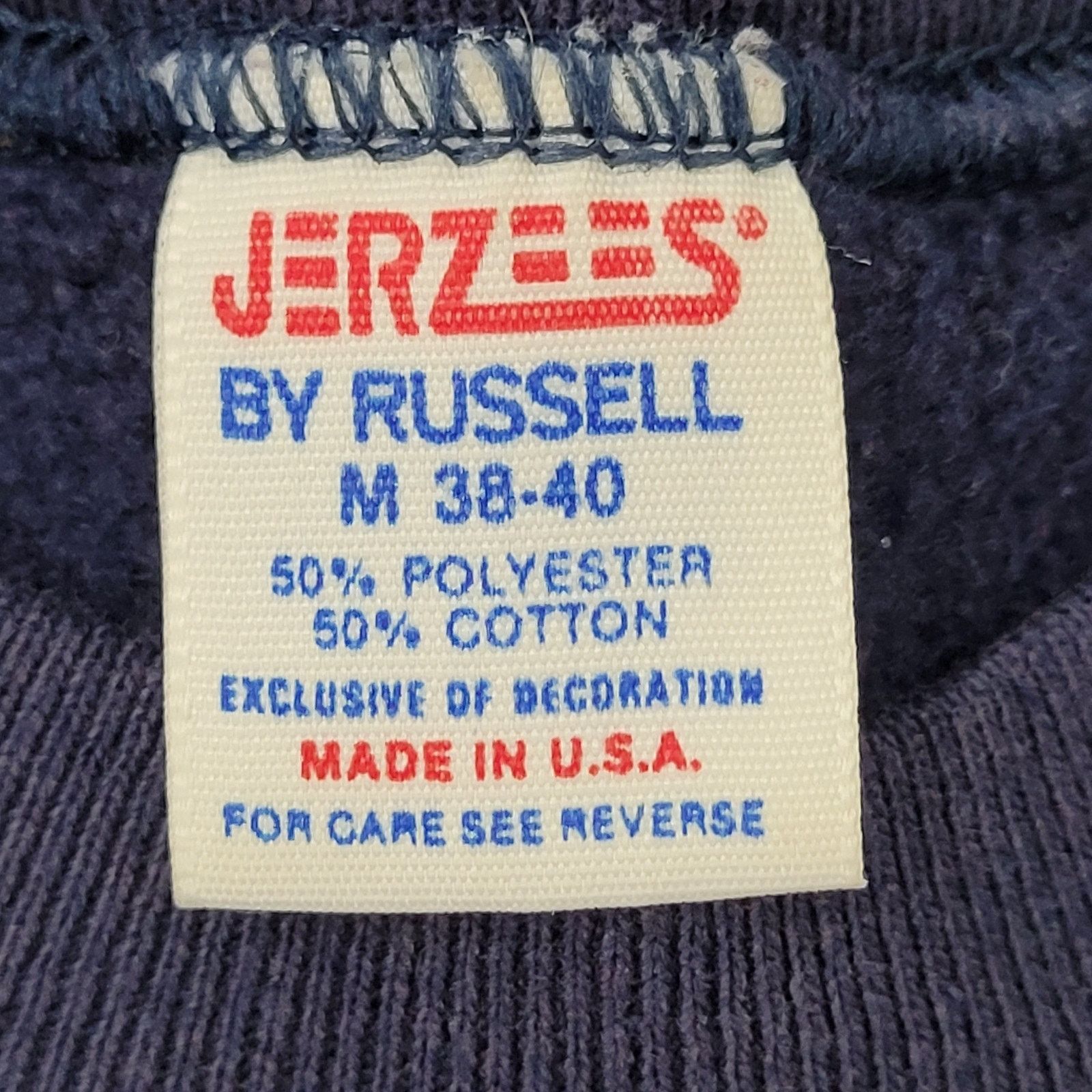 Jerzees Vintage 80s Yachad-NCSY Sweatshirt Womens M 19x24 Blue Size M / US 6-8 / IT 42-44 - 5 Thumbnail