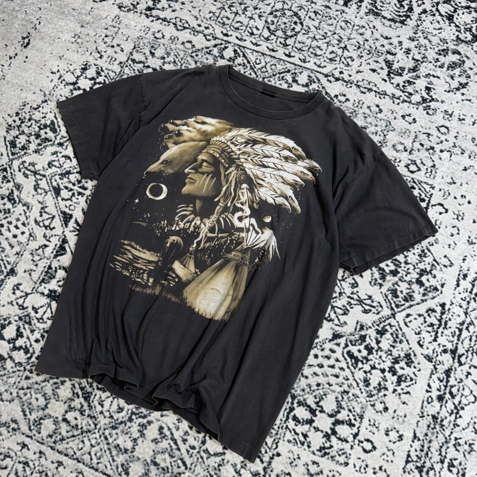 Vintage Vintage Unisex Gray Cotton T-Shirt Size XL Y2k 90s Archive Size US XL / EU 56 / 4 - 2 Thumbnail