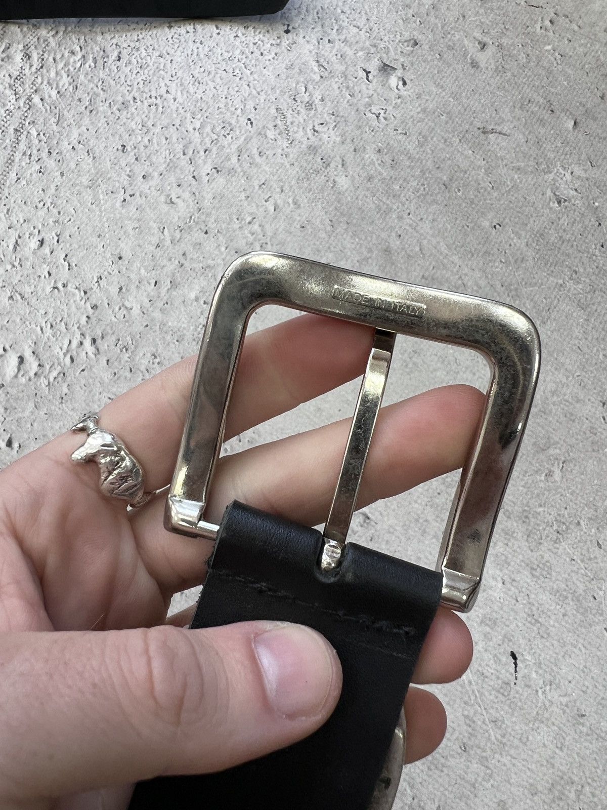 Other 90s METAL PUNK HYSTERICGLAMOUR LEATHER BELT Y2K Size ONE SIZE - 9 Thumbnail