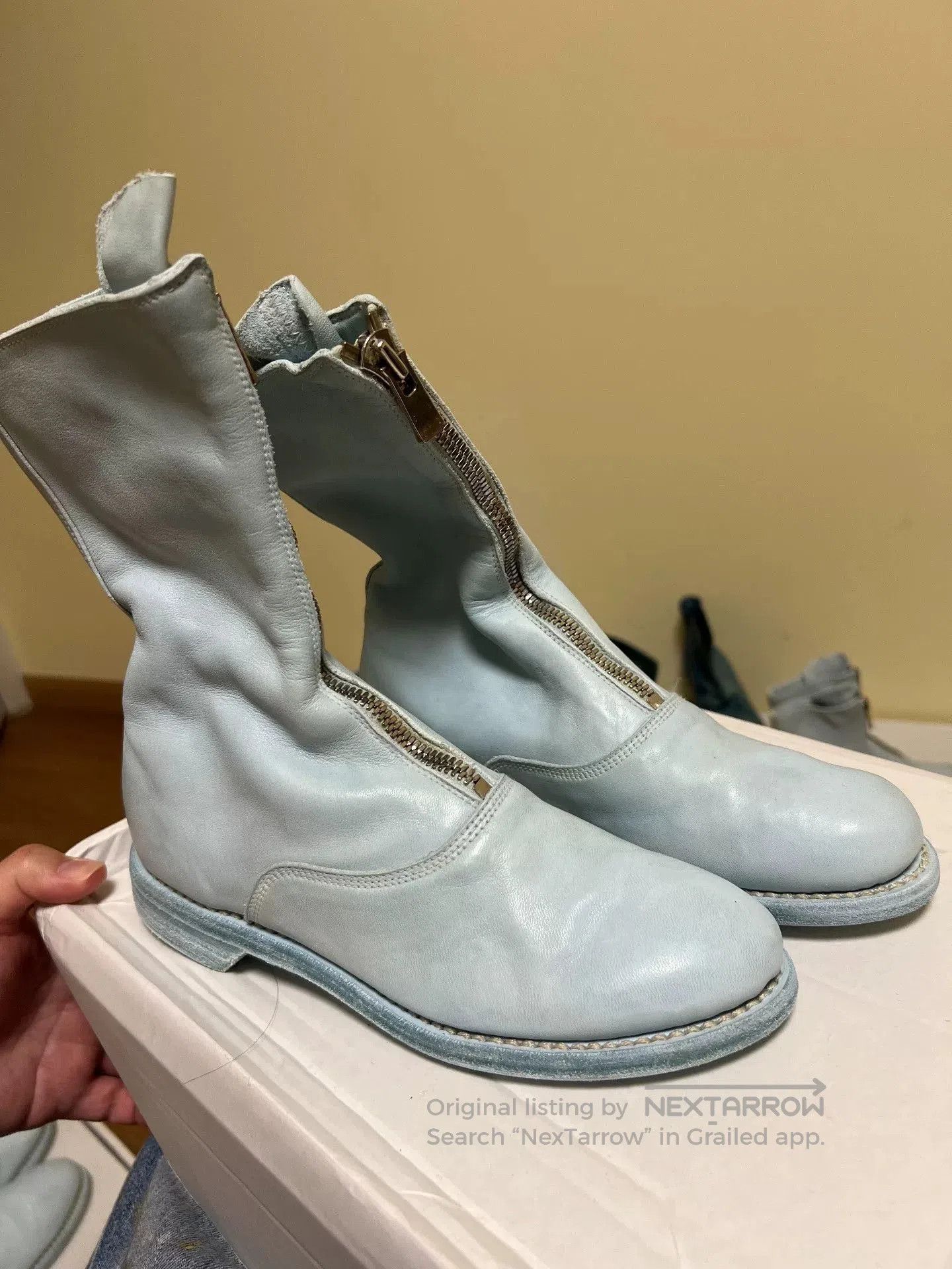 Guidi Guidi 310 Baby Blue Boots. Size US 5 / IT 35 - 3 Thumbnail