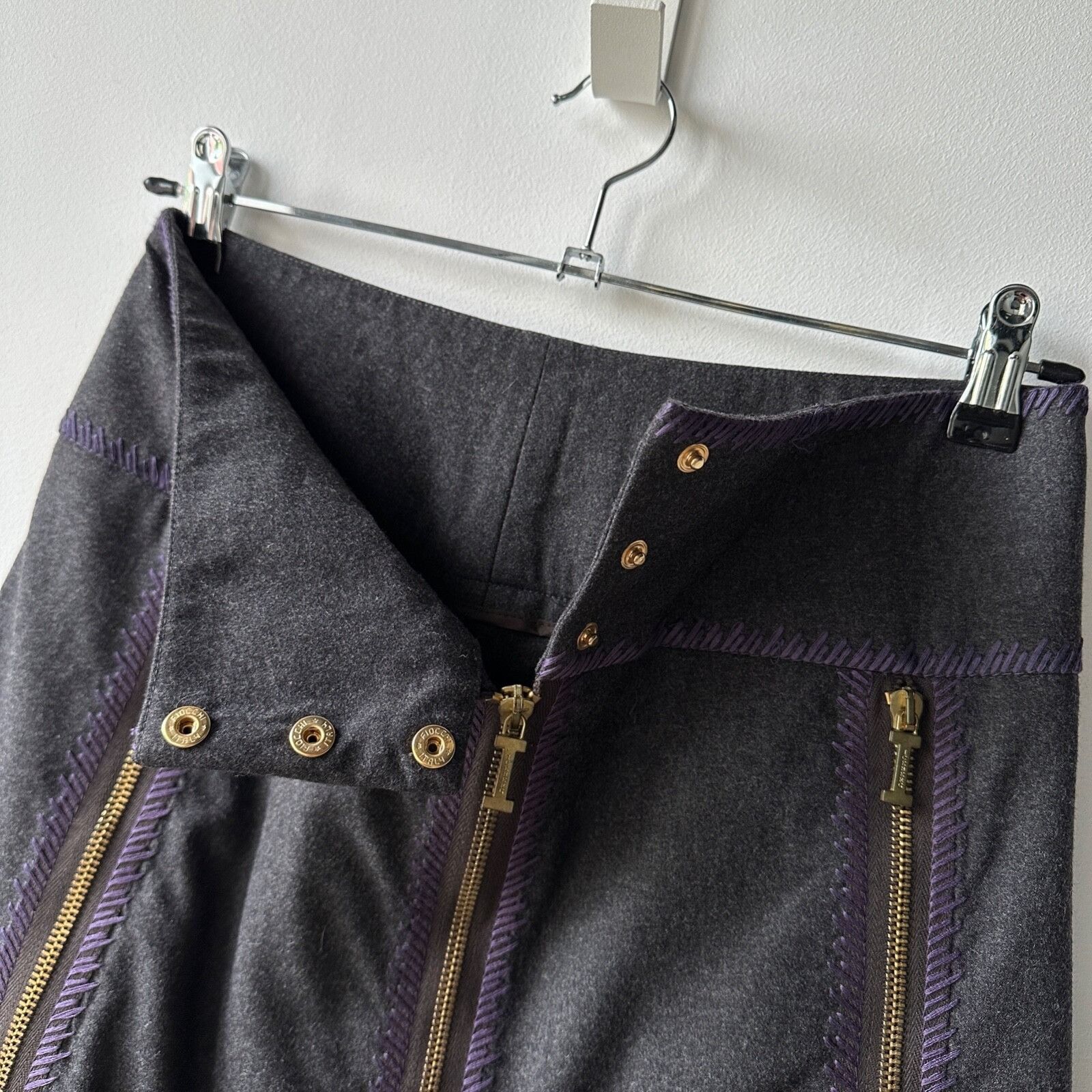 Iceberg Iceberg Suit Vintage Archive Wool Zip Skirt n Jacket 9068AC Size 26" / US 2 / IT 38 - 12 Thumbnail