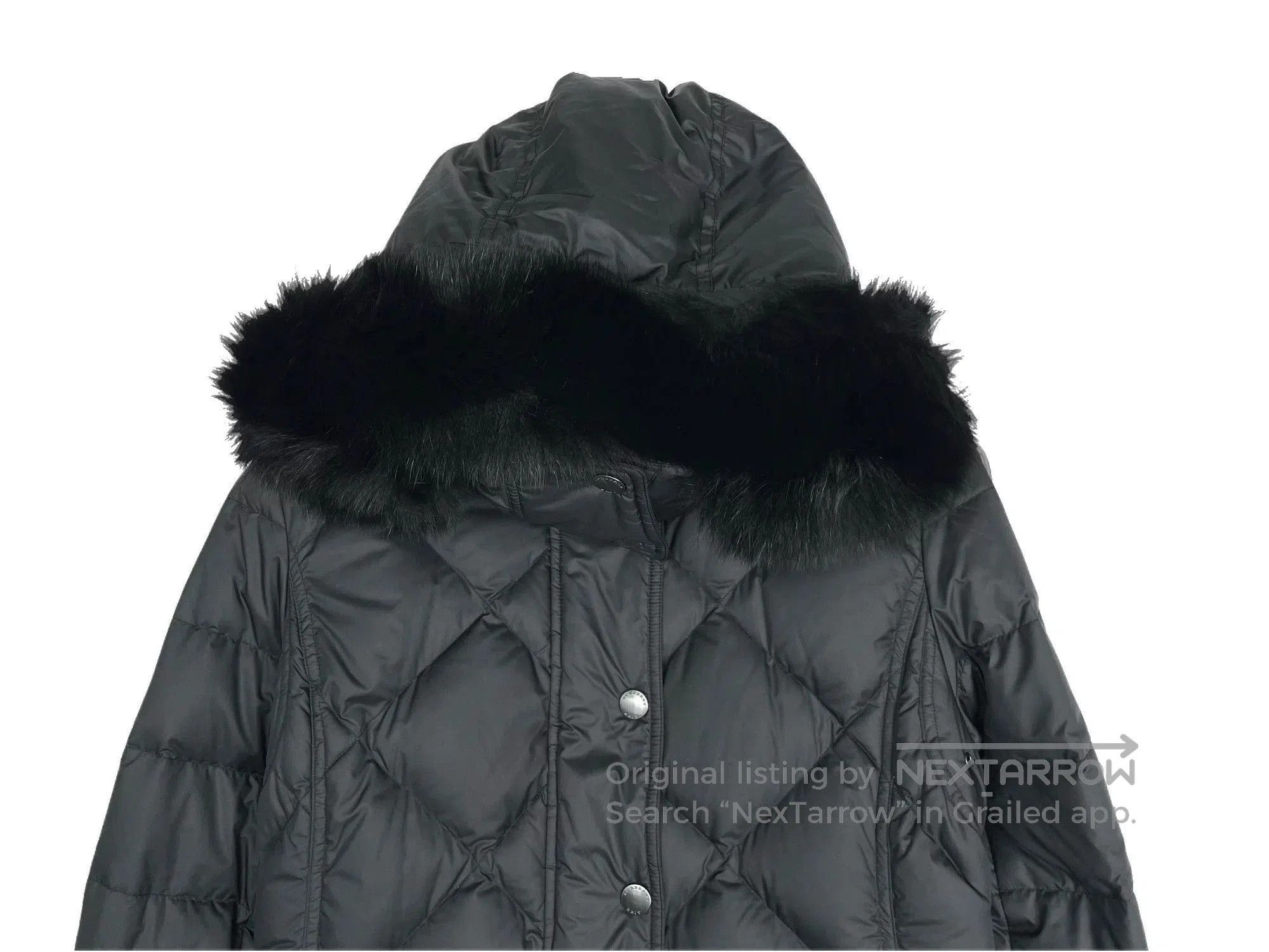 Burberry Burberry Black Quilted Fur Hood Down Jacket. Size US S / EU 44-46 / 1 - 3 Thumbnail