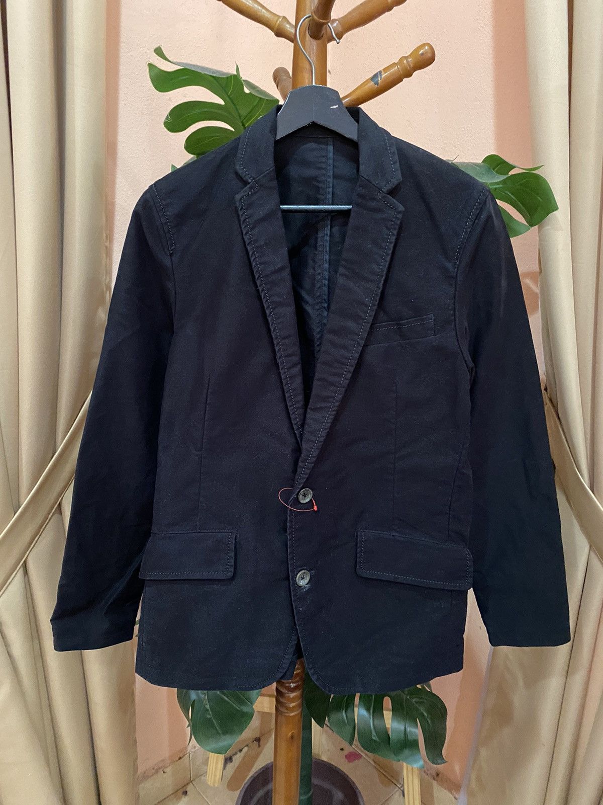 American Rag SEO Title: American Rag Cie Black Cotton Blazer Size US S / EU 44-46 / 1 - 3 Thumbnail