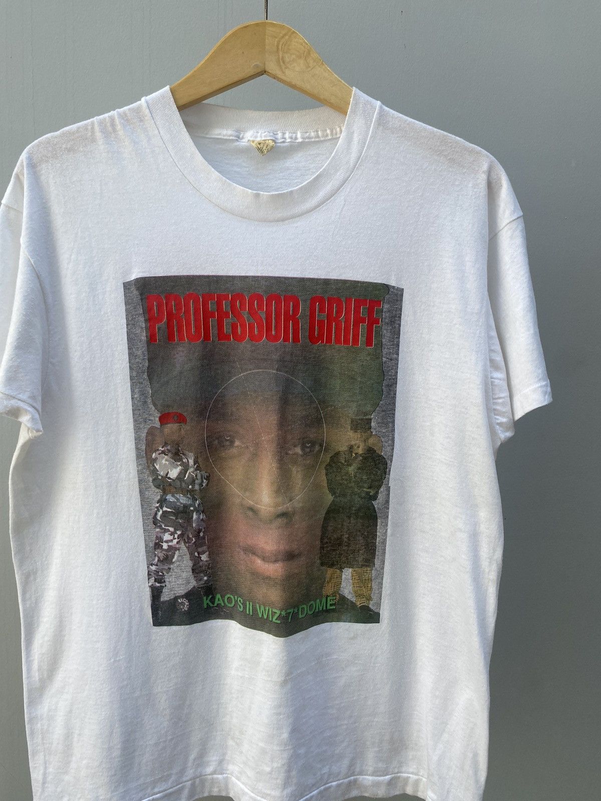 Band Tees Paper Tin Professor Griff Public Enemy T Shirt Sun Faded Size US XL / EU 56 / 4 - 3 Thumbnail
