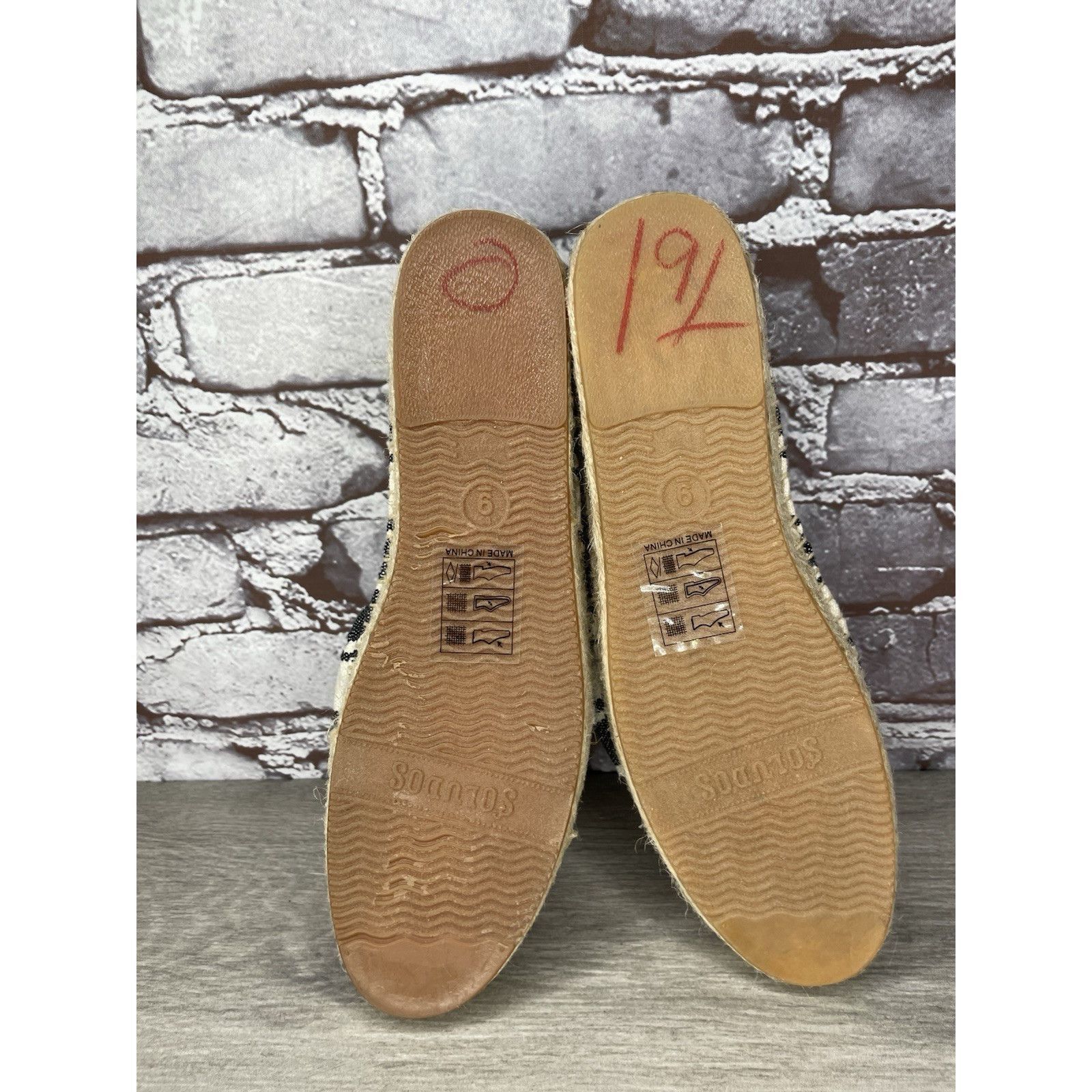 Soludos Soludos Striped Espadrille Bow Blue Cream Nautical Shoes Wom Size US 9 / IT 39 - 20 Thumbnail