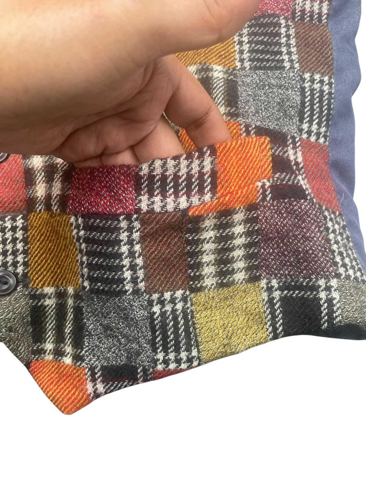 Japanese Brand Vintage Gino Torent Uomo Checkered Vest Size US M / EU 48-50 / 2 - 4 Thumbnail