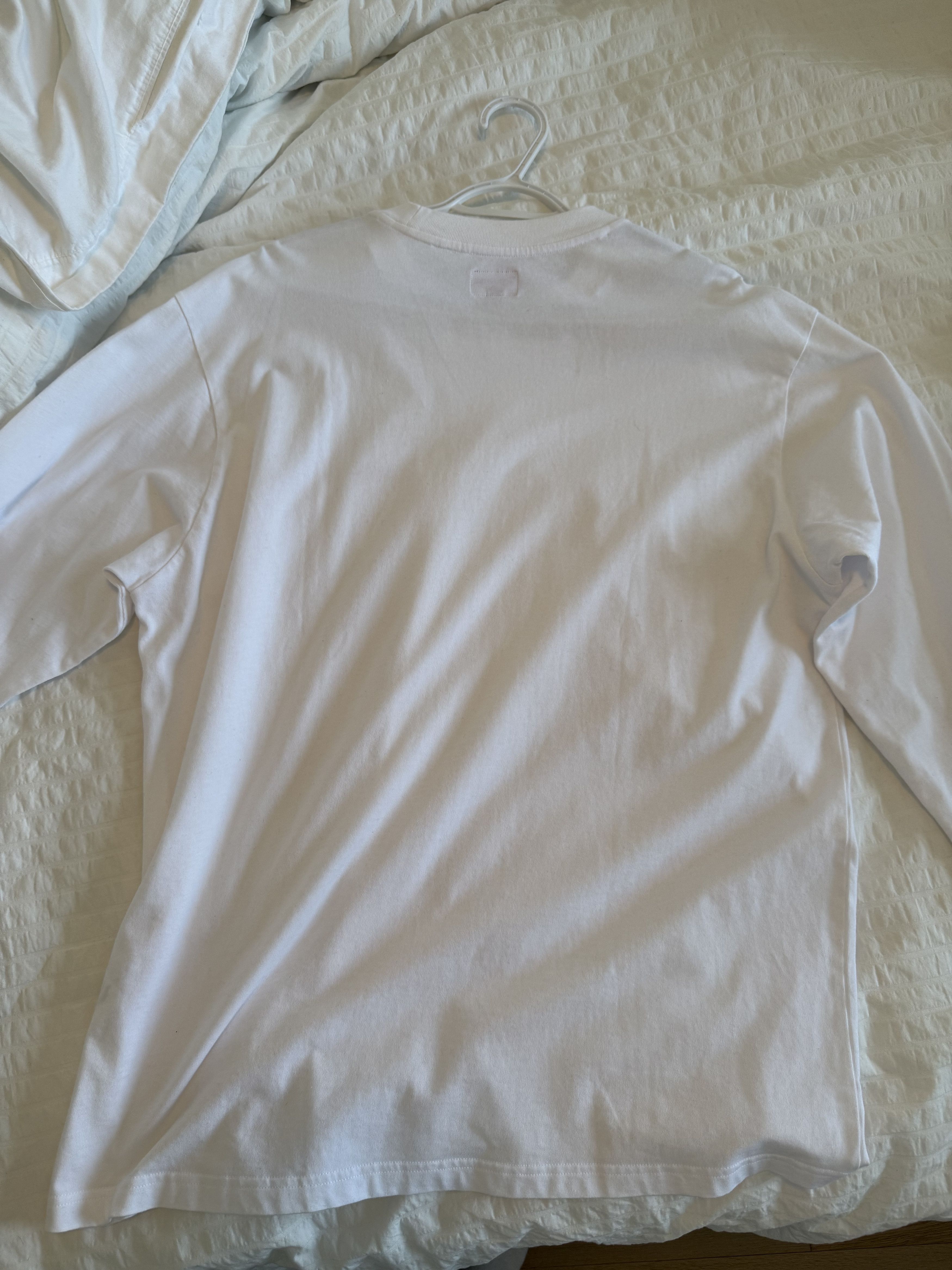 Supreme Supreme Small Box Long-Sleeve Tee 'White' Size US L / EU 52-54 / 3 - 2 Thumbnail