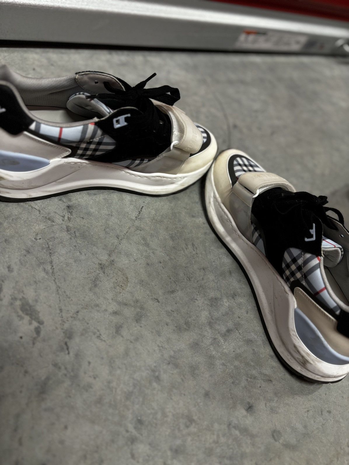 Burberry Burberry blue check Sneakers Size US 8 / EU 41 - 5 Thumbnail