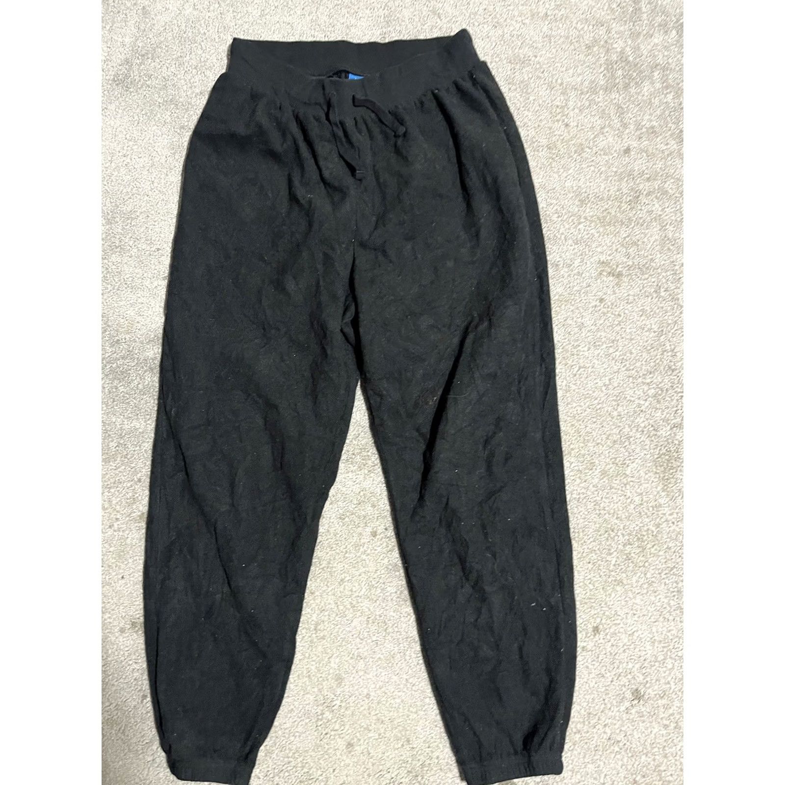 Old Navy Old Navy Sweatpants Womens Medium Black Solid Casual Athletic Drawstring Pull On Size 32" / US 10 / IT 46 - 2 Thumbnail