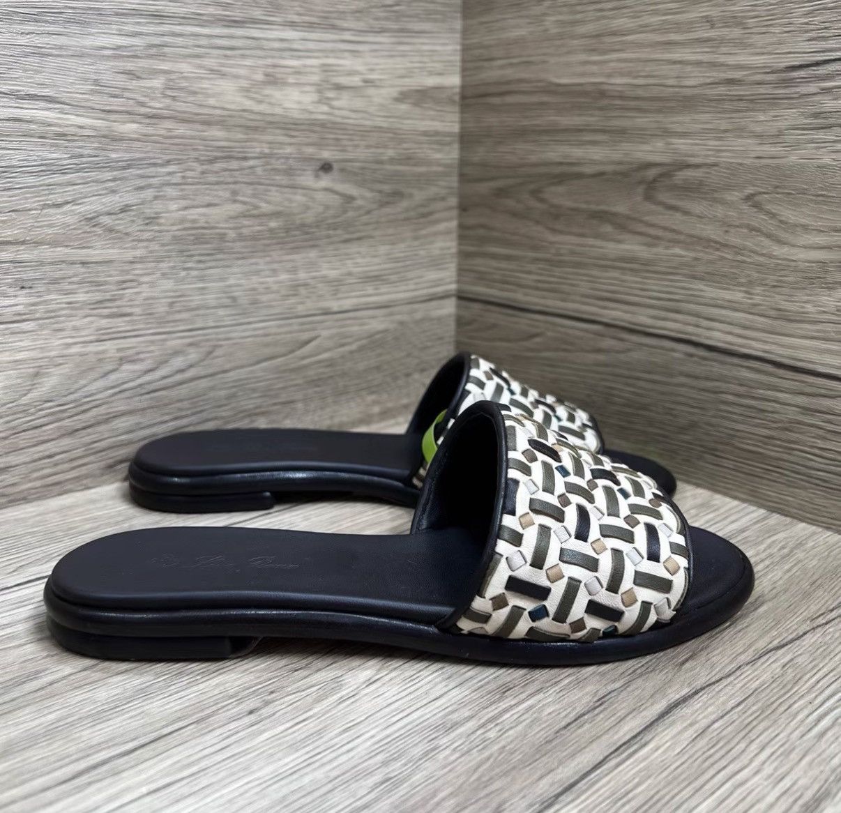 Loro Piana Loro Piana Woven Leather Slippers J41 Size US 6 / IT 36 - 3 Thumbnail