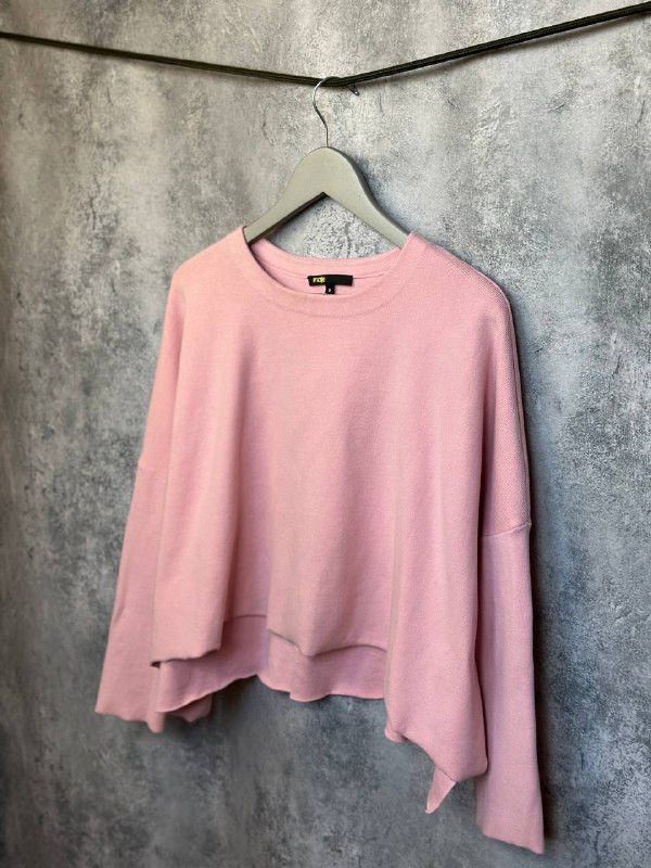 Maje Maje Pink Asymmetrical Hem Knit Sweater Pullover Top Size M / US 6-8 / IT 42-44 - 1 Thumbnail