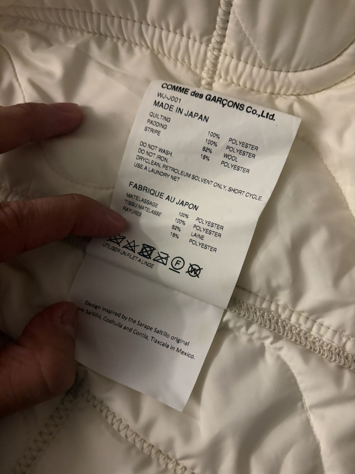 Comme des Garcons Junya Watanabe x CDG Quilted Coat Size US M / EU 48-50 / 2 - 4 Thumbnail