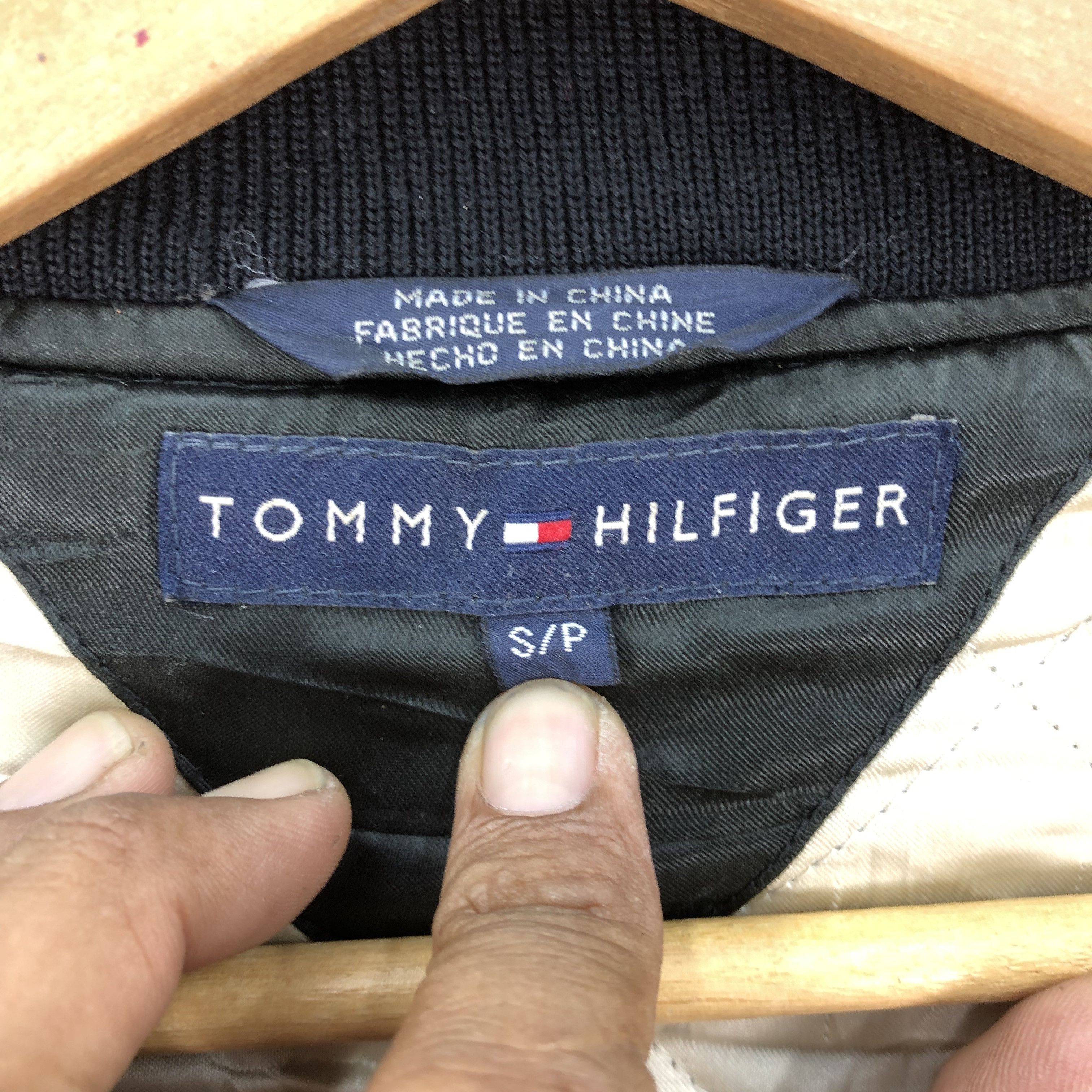 Tommy Hilfiger × Vintage Vintage Tommy Hilfiger Varsity Jacket Baseball Jacket Size US L / EU 52-54 / 3 - 8 Thumbnail