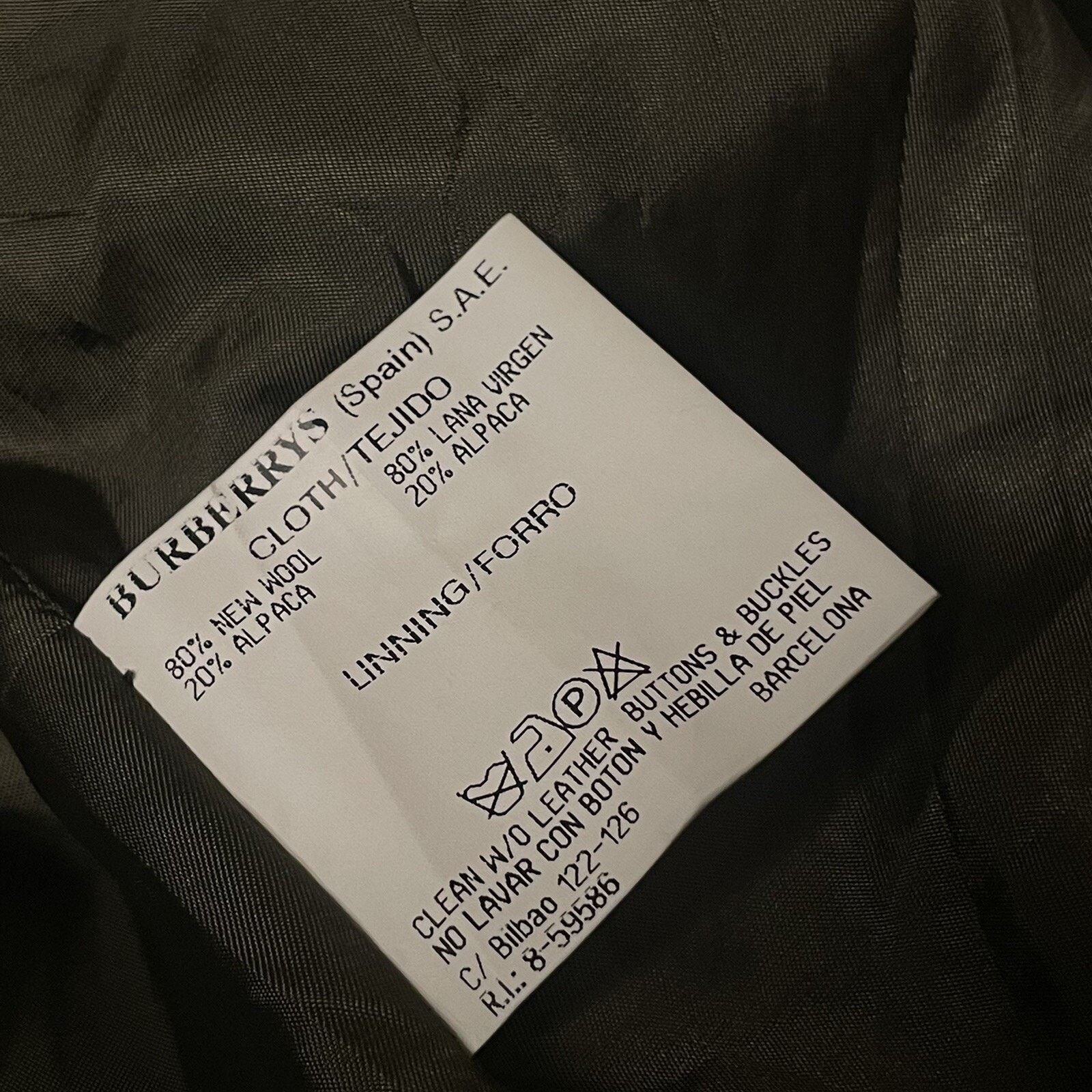 Burberry Burberry Trench Coat jacket ALPACA VIRGIN WOOL green olive Size US XL / EU 56 / 4 - 14 Thumbnail