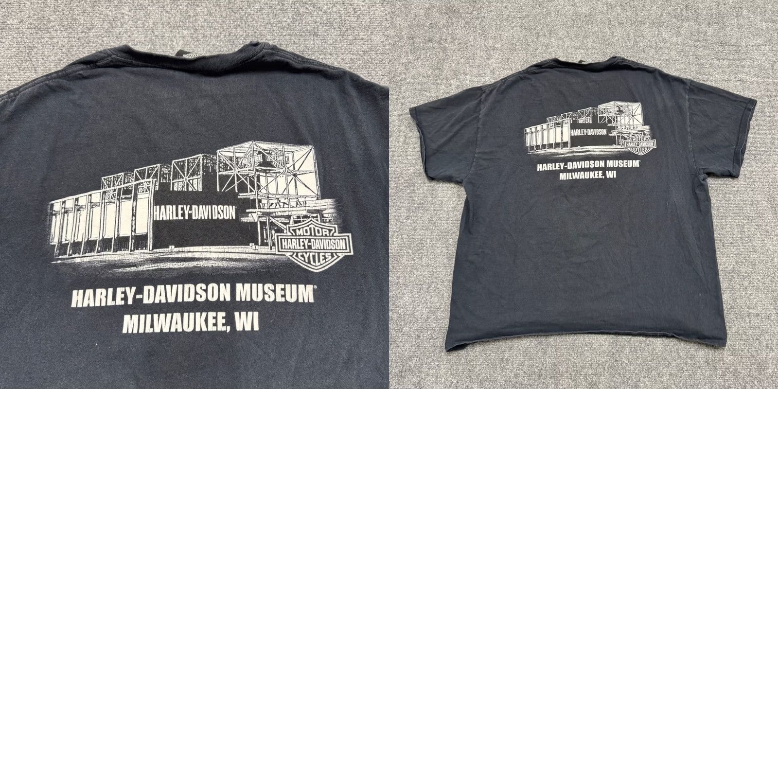 Harley Davidson Harley Davidson Museum T-Shirt Men Medium Milwaukee Wisconsin Stained Y2K Black Distressed Size US S / EU 44-46 / 1 - 9 Thumbnail