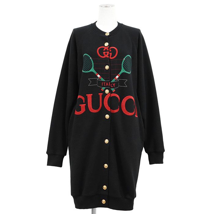 Gucci Gucci Gucci Mesh Knit Cardigan Textile Tops DUTY FREE for USA Size ONE SIZE - 1 Thumbnail