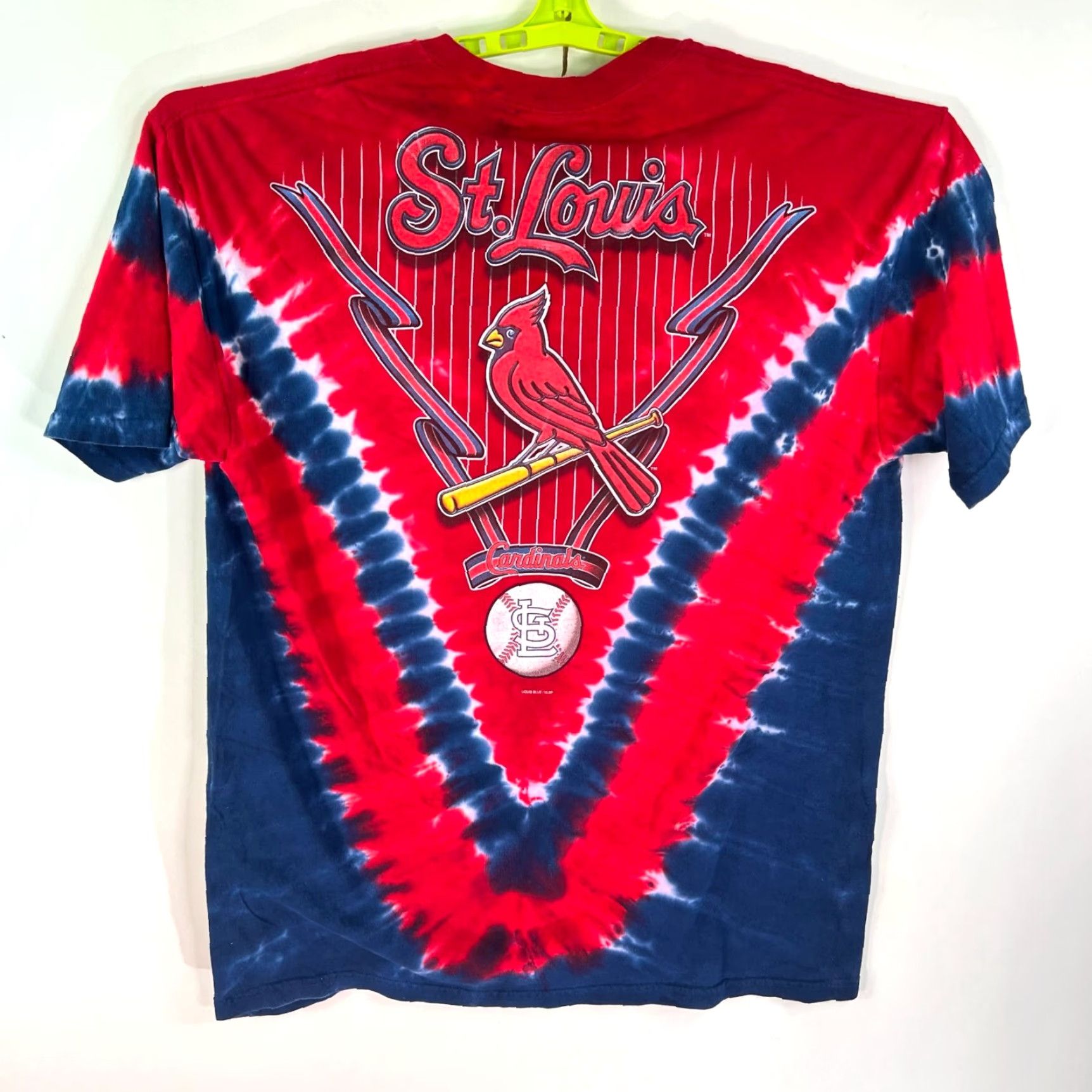 Liquid Blue Liquid Blue St. Louis Cardinals Tie Dye T-Shirt XL Red Short Sleeve Graphic Mens Size US XL / EU 56 / 4 - 5 Thumbnail