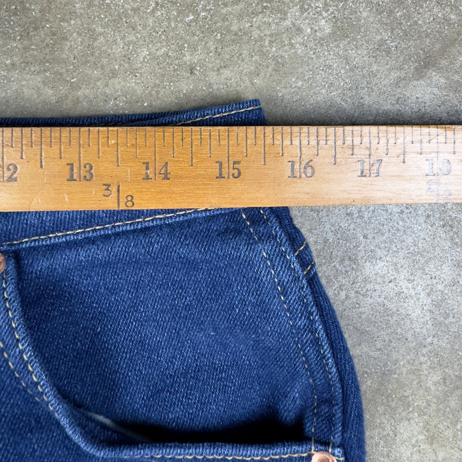 Lee VTG Lee Women’s High-Rise Jeans 18L Dark Wash Size 31" - 6 Thumbnail