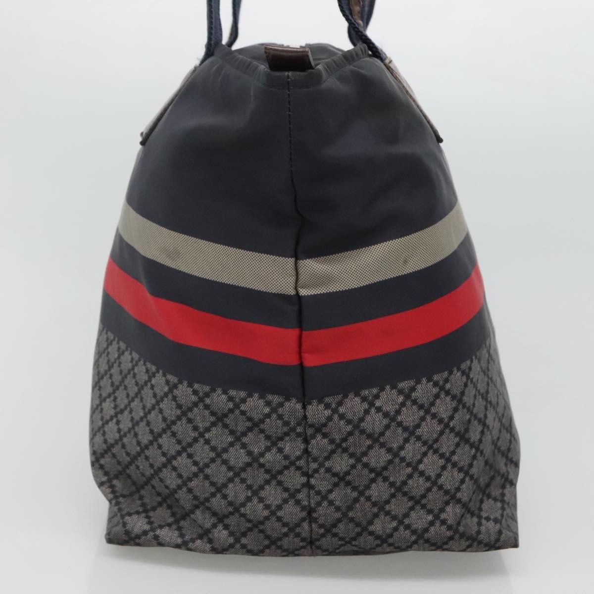 Gucci GUCCI Diamante Tote Bag Nylon Navy Silver Size ONE SIZE - 5 Thumbnail
