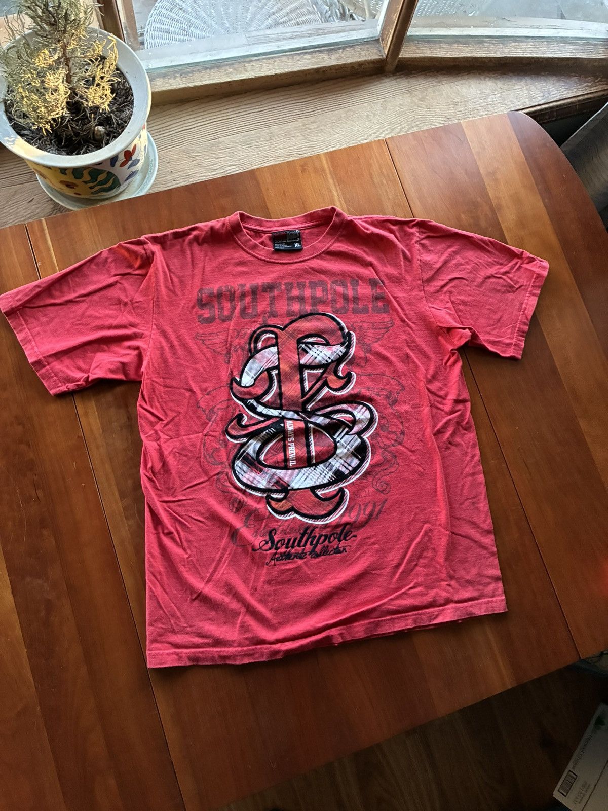 Southpole Vintage y2k Southpole red tee shirt Size US XL / EU 56 / 4 - 1 Thumbnail