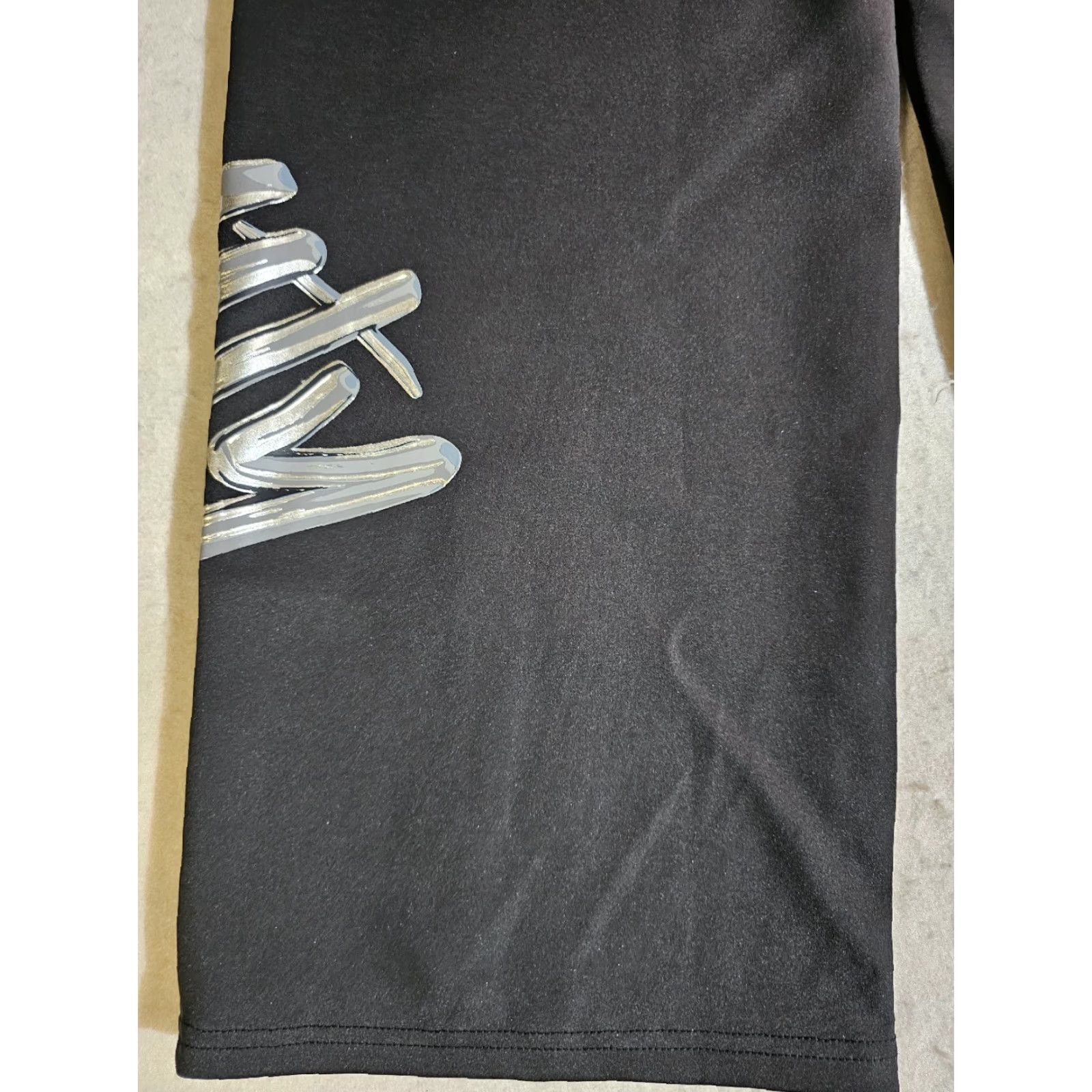 Vintage NWT Yitty Signature BHM Pants w/ Front Slit Back Zipper Closure Womens Large Black Leggings Jogger Size Lg Size 36" / US 14 / IT 50 - 7 Thumbnail