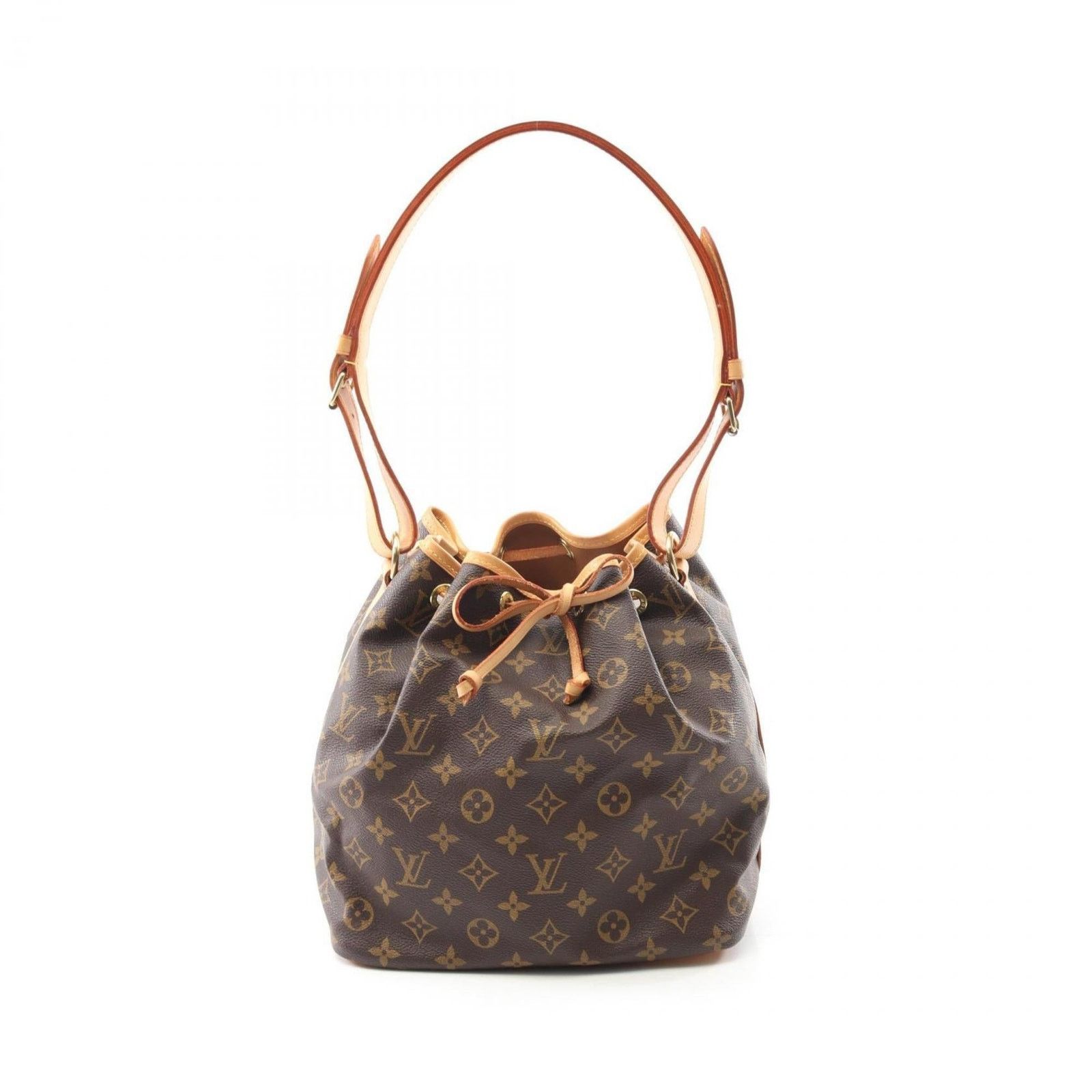 Louis Vuitton Coated Canvas Brown Shoulder Bags
