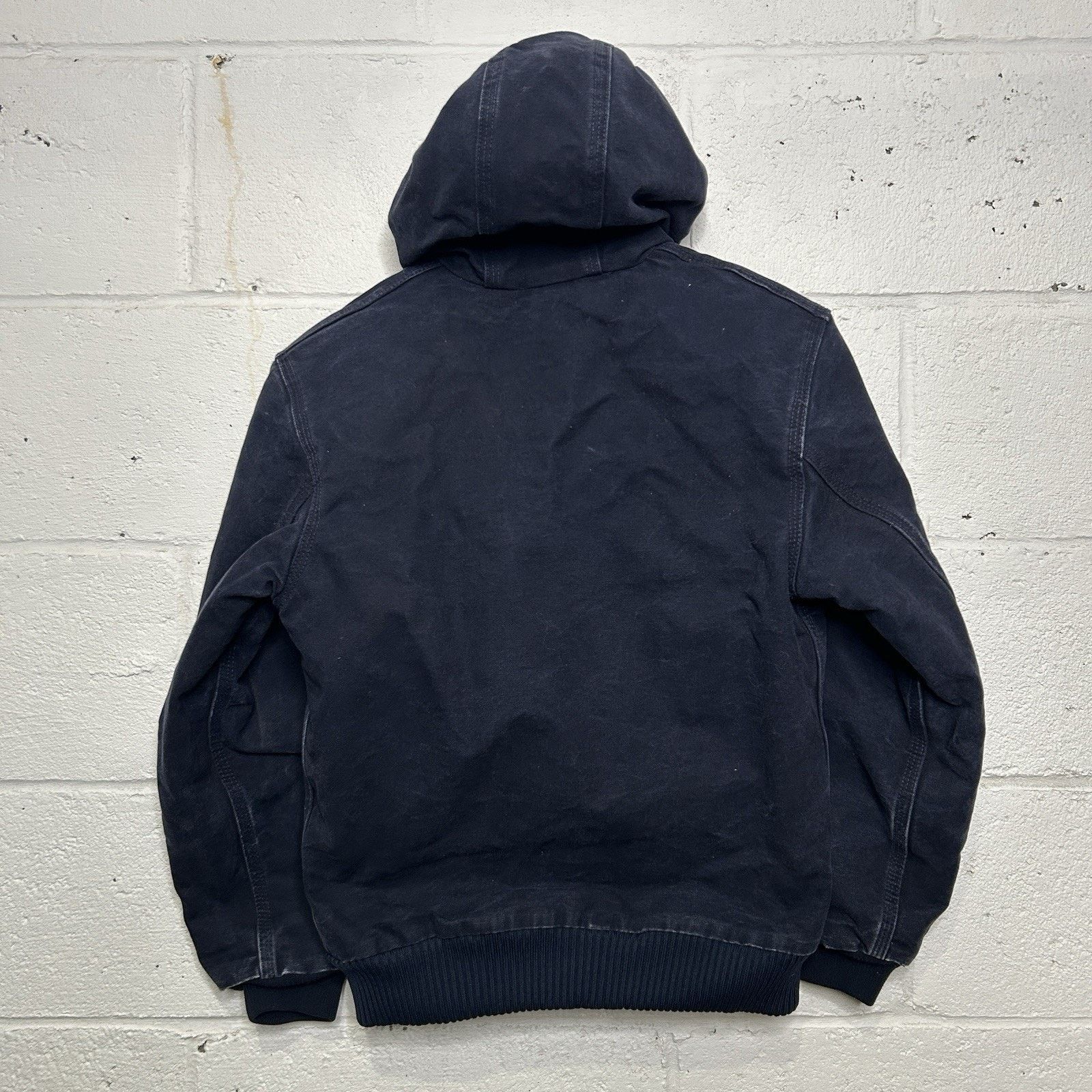 Carhartt Y2K Carhartt Hooded Sandstone Active Jacket “Midnight Blue” Size XS / US 0-2 / IT 36-38 - 2 Thumbnail