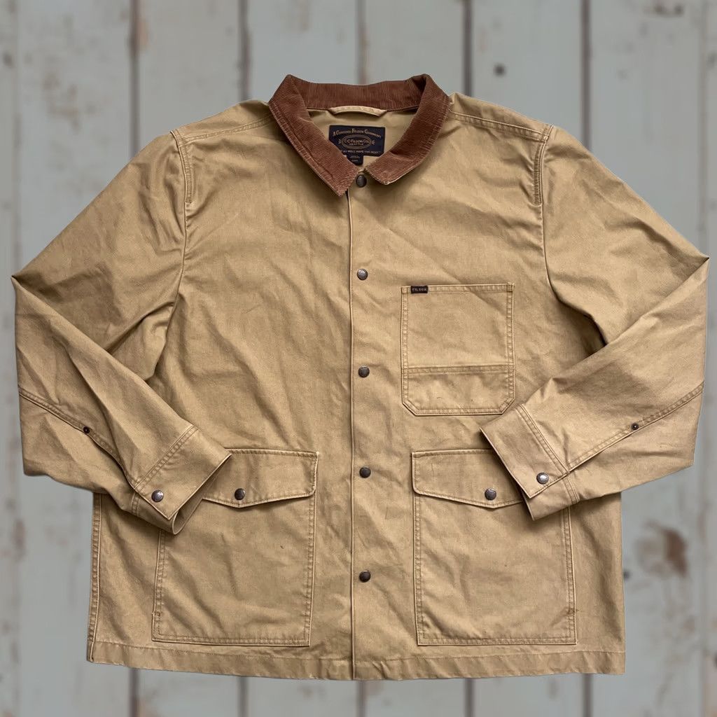 Filson Filson Dry Tin Cloth Ranch Chore Barn Work Hunting Jacket - 3XL - Mens | eBay Size US XXL / EU 58 / 5 - 1 Thumbnail