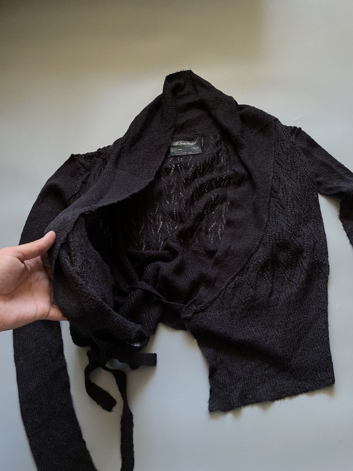Allsaints Allsaints mohair rare asymmetrical rare sweaters Size M / US 6-8 / IT 42-44 - 3 Thumbnail