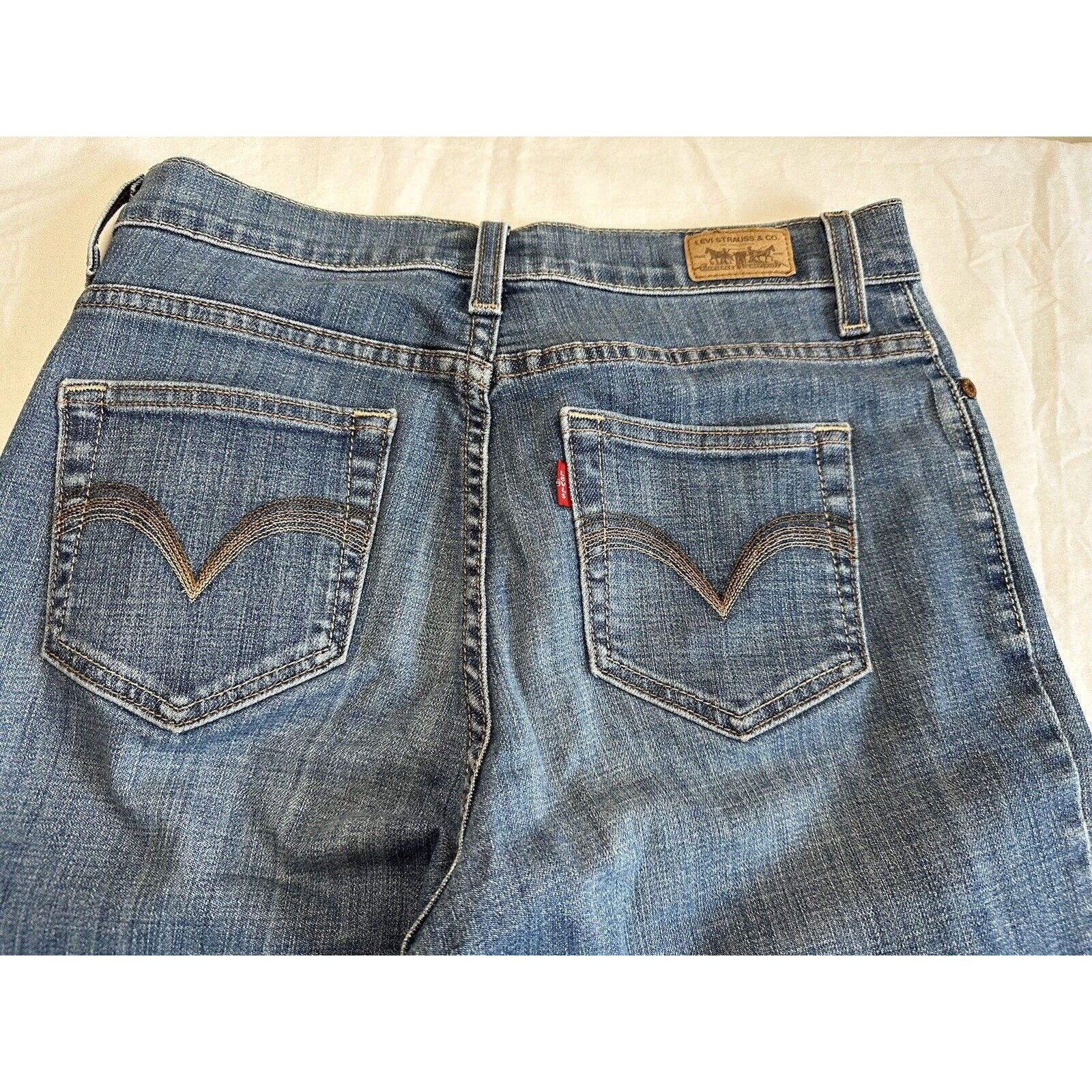 Levi's Levis Original Perfectly Slimming 512 Jeans Blue Sz 6M VTG Size 28" / US 6 / IT 42 - 12 Thumbnail
