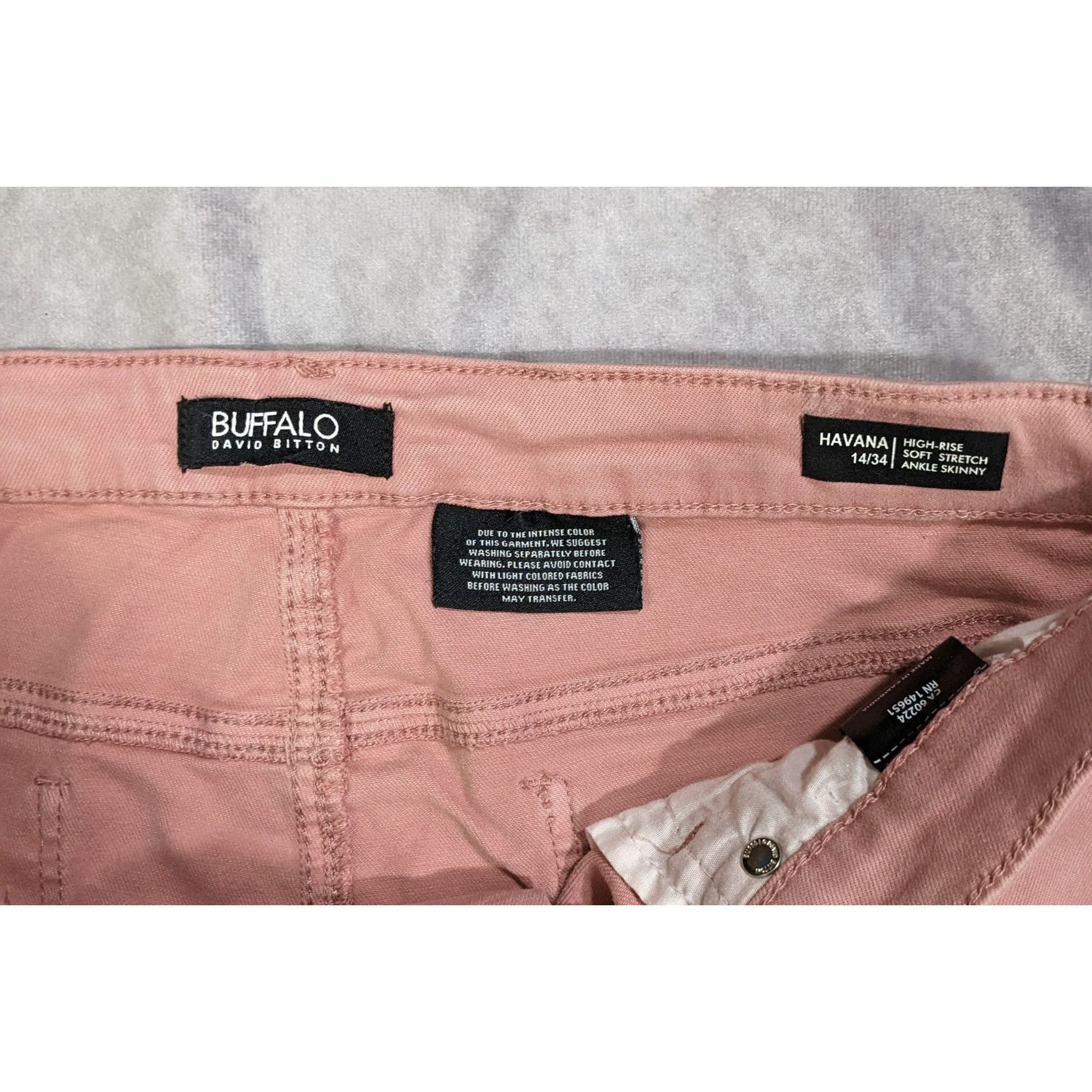 Buffalo David Bitton Pink Midrise Skinny Jeans from Buffalo by David Bitton Size 34" / US 12 / IT 48 - 5 Thumbnail