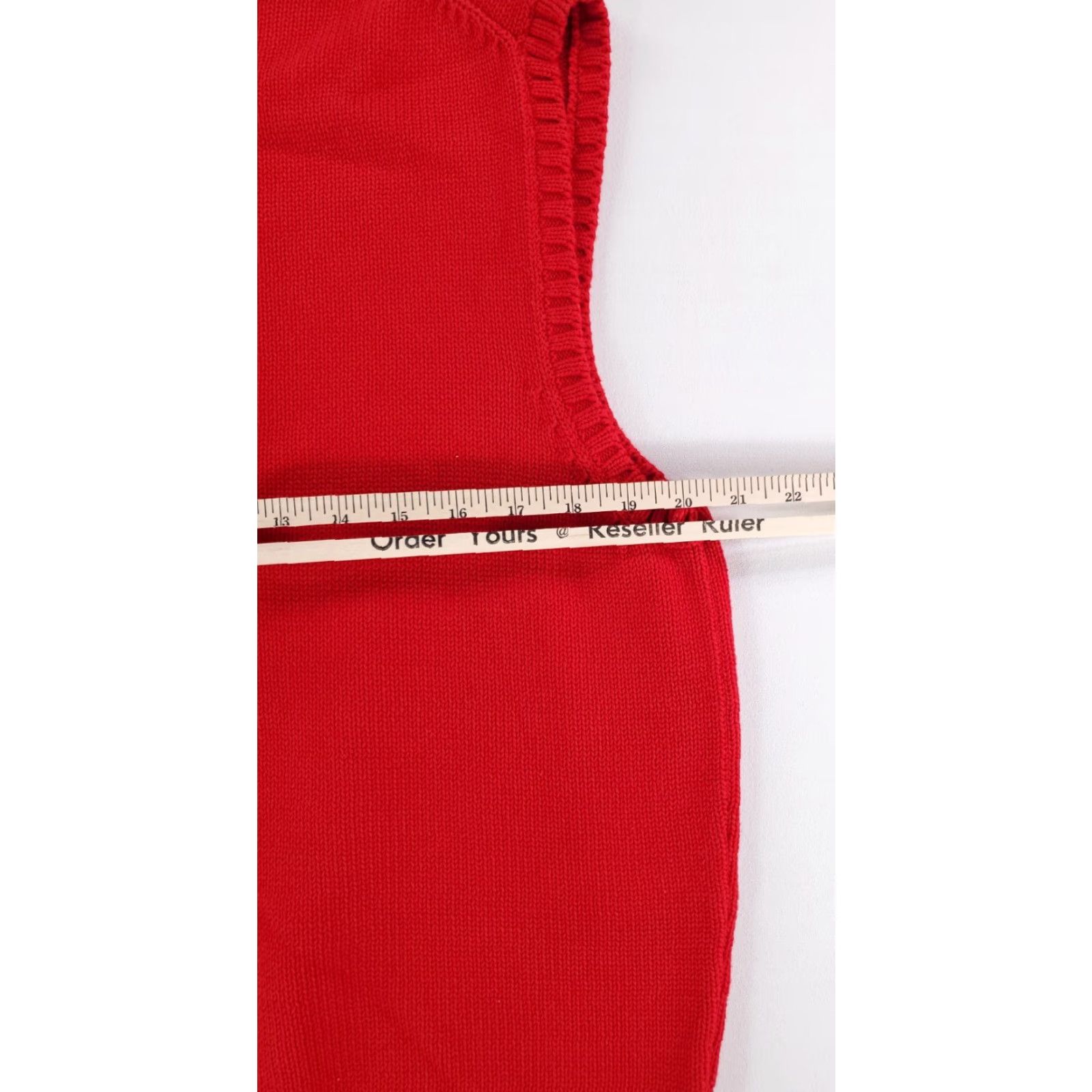Polo Ralph Lauren Polo Ralph Lauren Sweater Vest V Neck Red Mens L Size US L / EU 52-54 / 3 - 7 Thumbnail
