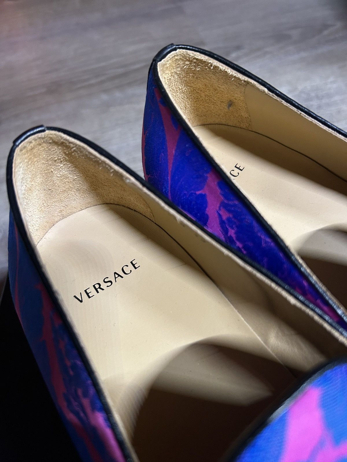 Versace Versace Satin Baroque Loafers Size US 10 / EU 43 - 2 Thumbnail