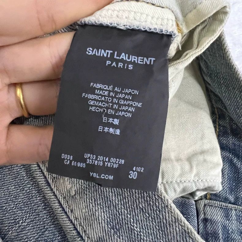 Saint Laurent Paris Saint Laurent Paris Saint Laurent Paris Washed denim jeans Size US 30 / EU 46 - 4 Thumbnail
