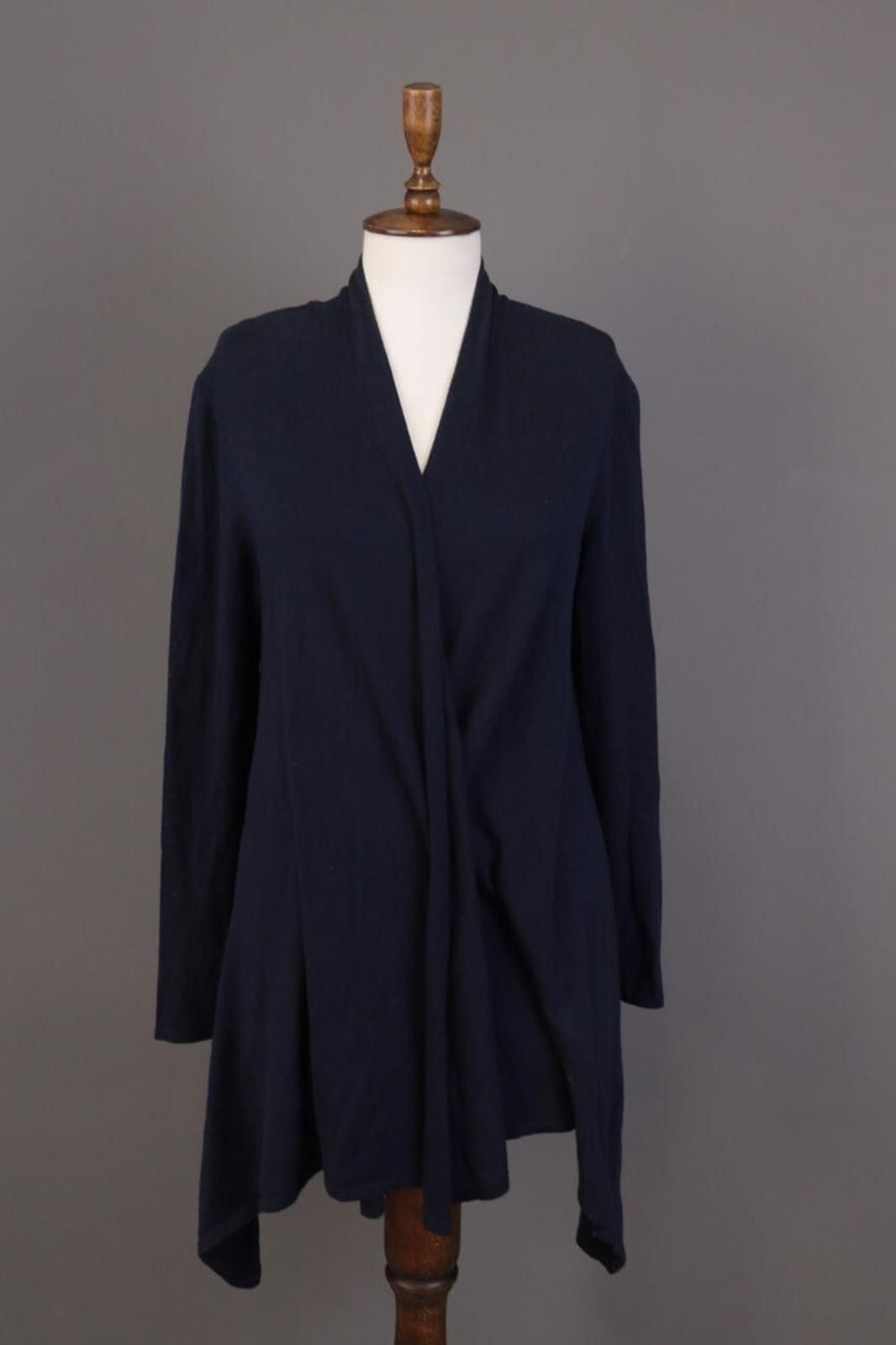 Polo Ralph Lauren Polo Ralph Lauren Blue Wool Silk Wrape Cardigan Size M Size M / US 6-8 / IT 42-44 - 1 Thumbnail