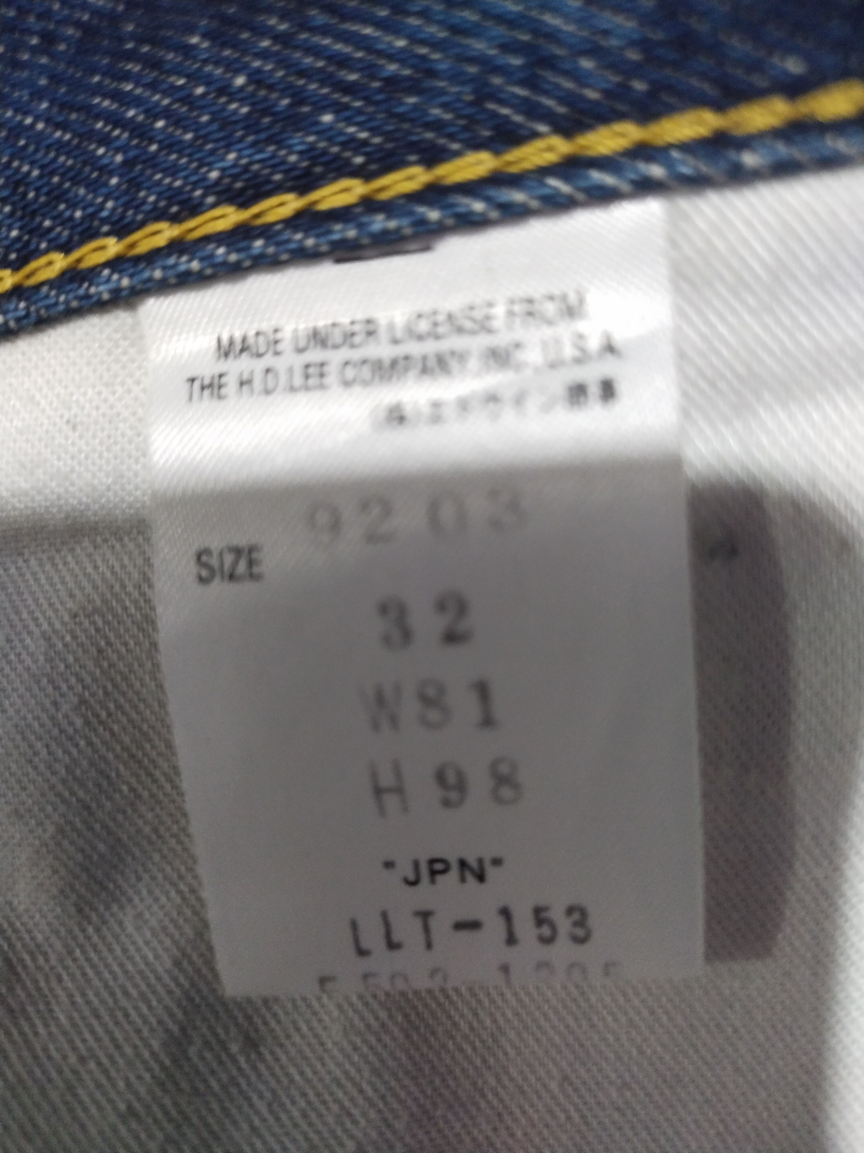 Japanese Brand × Vintage Jeans Lee Sz 32" Size US 32 / EU 48 - 13 Thumbnail