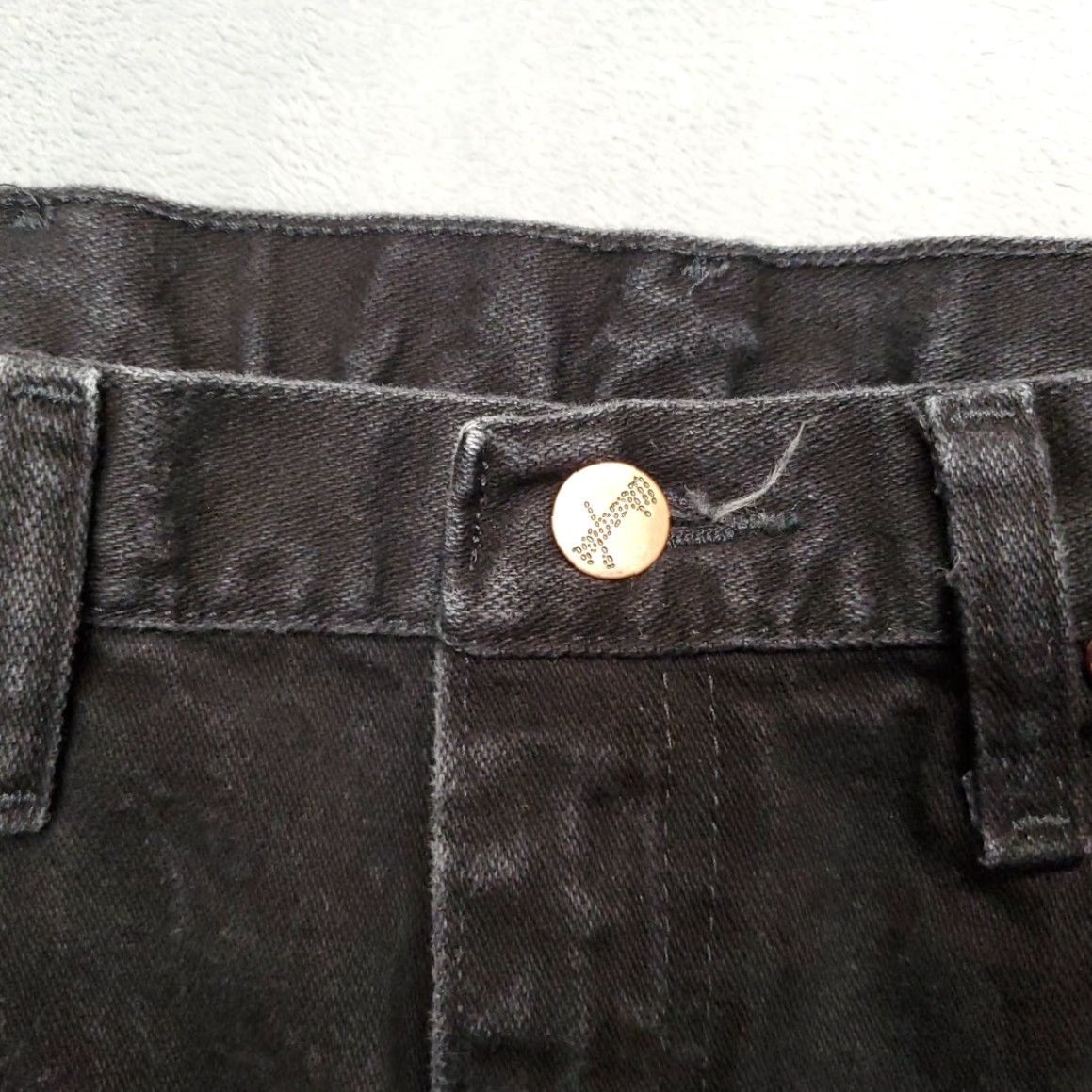 Wrangler Wrangler Jeans Mens 33x36 Black Heavyweight Denim 1013MWZWK Western Cowboy Rodeo Jeans Size US 33 - 4 Thumbnail