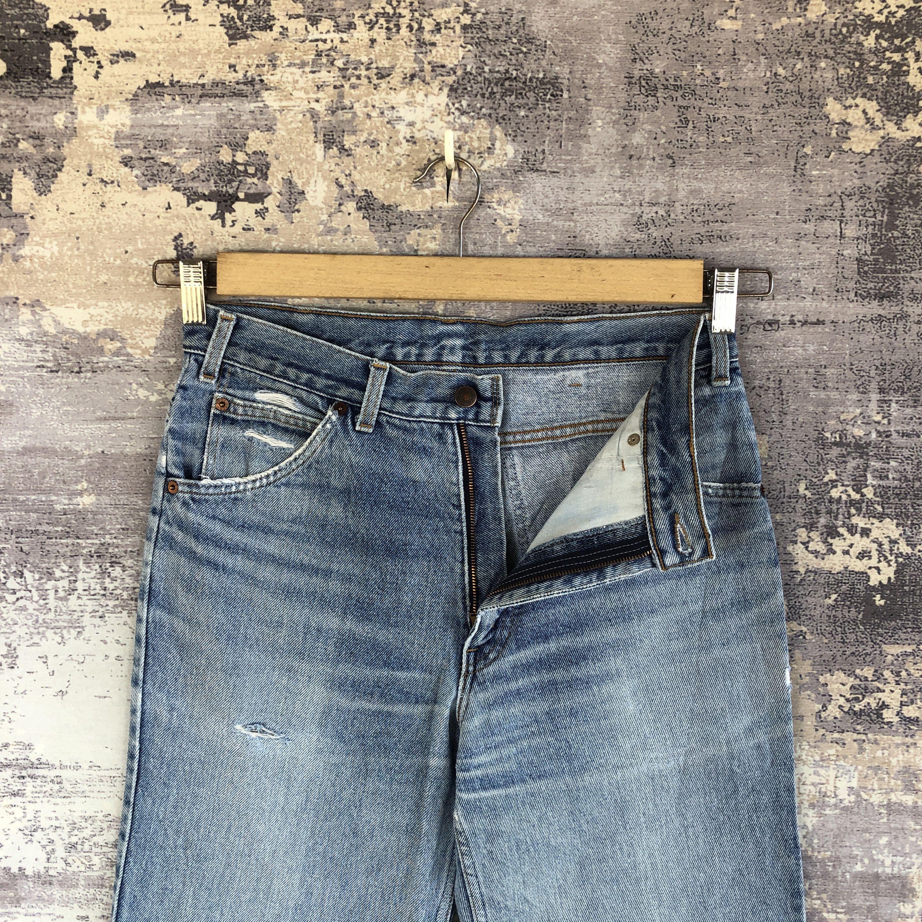 Levi's Vintage 90s Levis 505 Faded Jeans Levi's Light Wash Denim Size US 30 / EU 46 - 5 Thumbnail