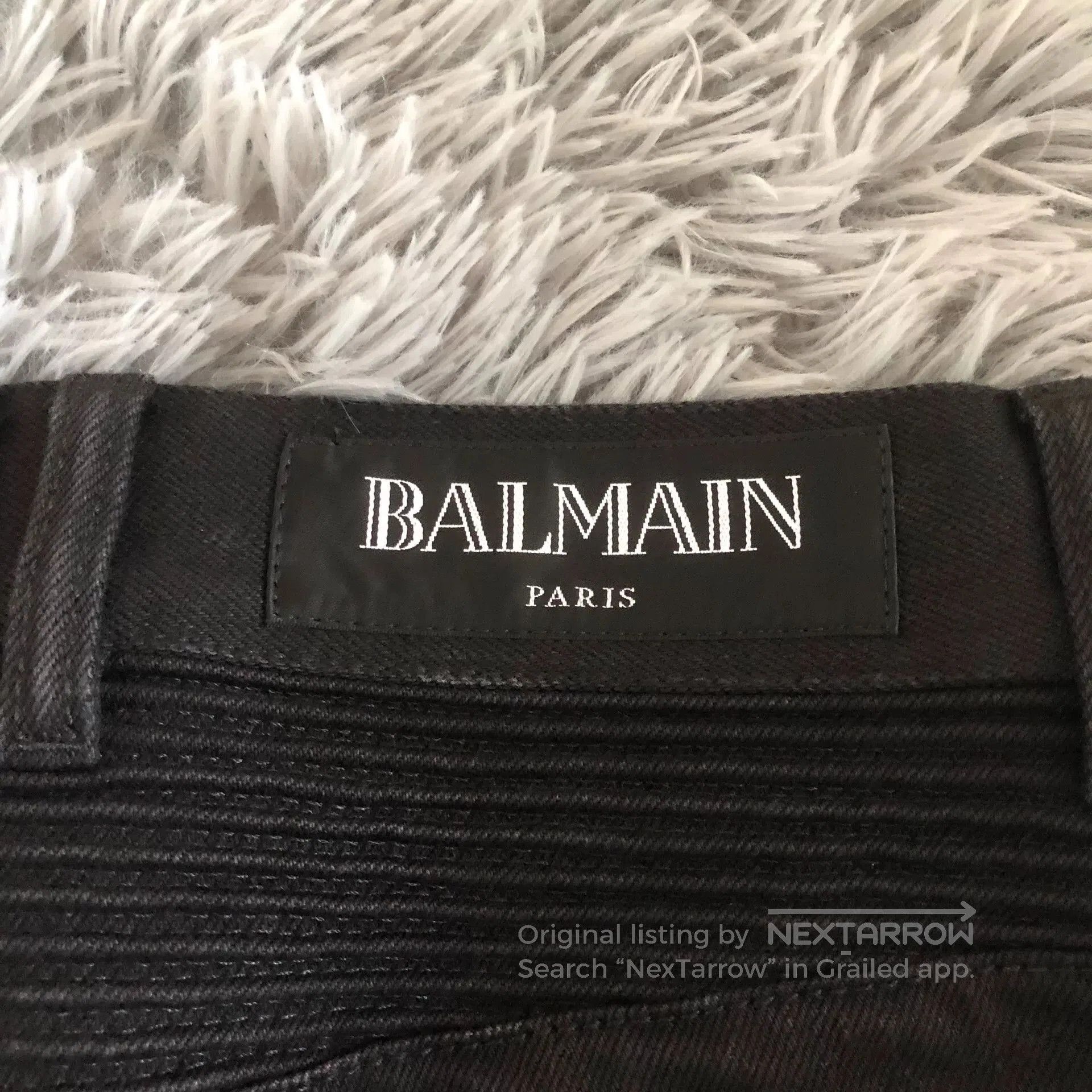 Balmain Balmain Leather Patch Moto Jeans. Size US 28 / EU 44 - 9 Thumbnail