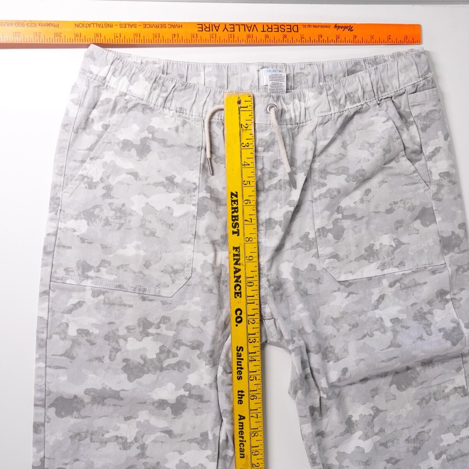 Other Time & Tru Camouflage Camo Cotton Trouser Pants Jeans Gray Size 32" / US 10 / IT 46 - 2 Thumbnail