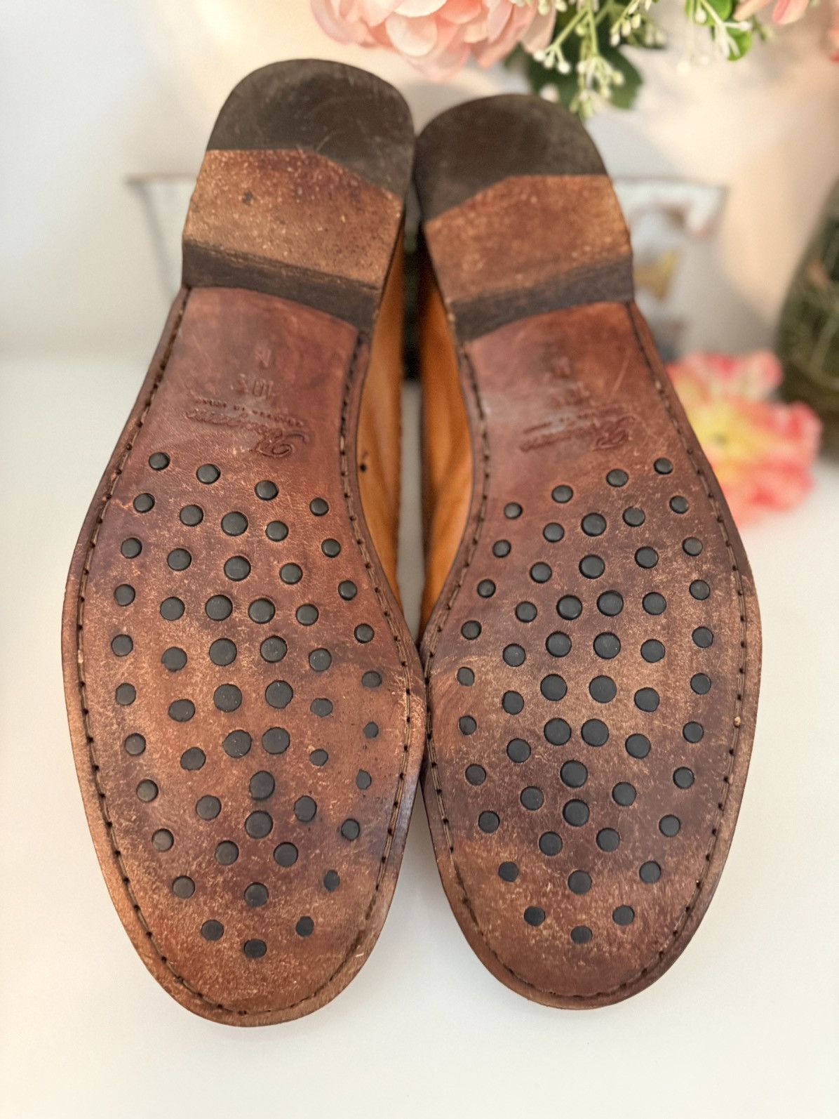 Bragano Bragano Italy Leather Tasseled Loafers 10.5 M Cognac Brown Size US 10.5 / EU 43-44 - 10 Thumbnail